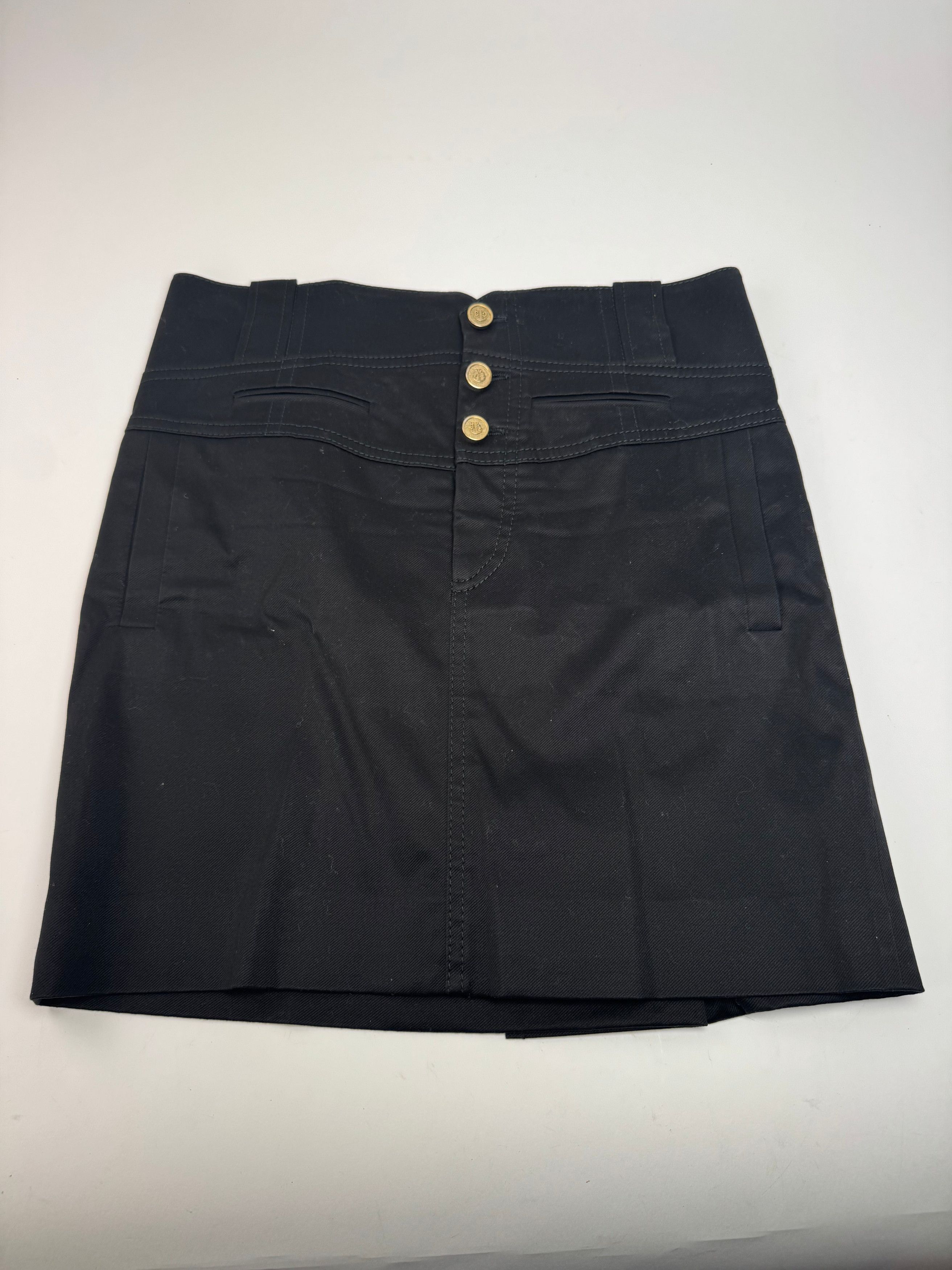 Gucci Vintage Denim Skirt Black Skirt 40/L Size 28" / US 6 / IT 42 - 4 Thumbnail
