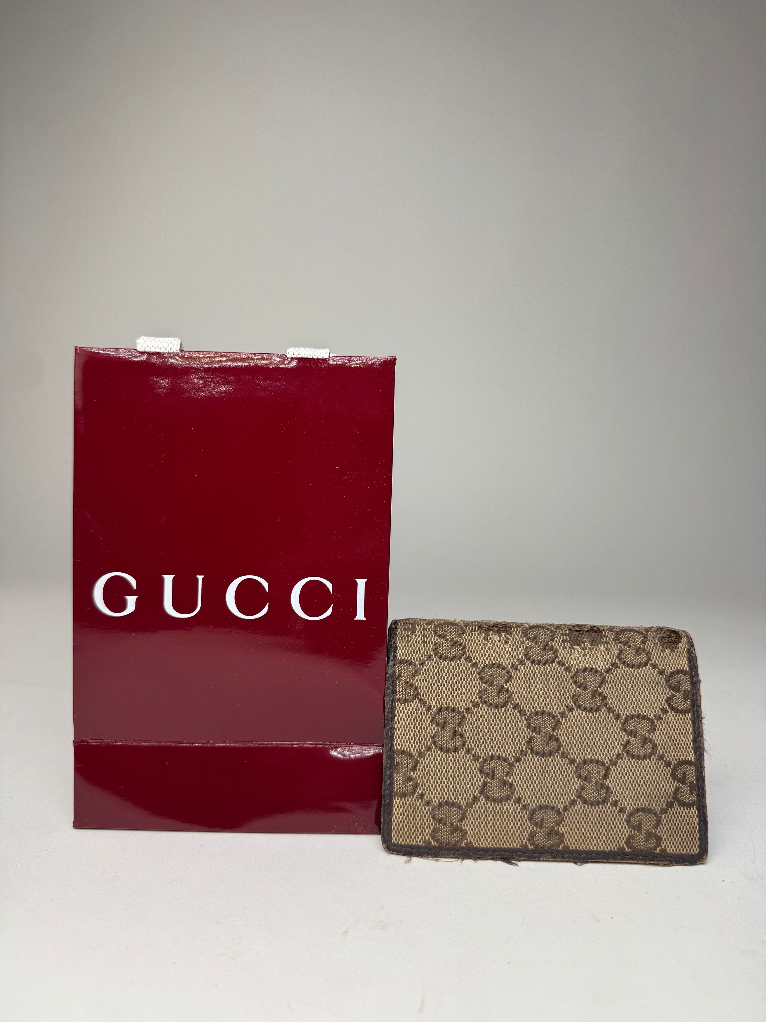 Gucci Vintage Monogram Card Holder Beige Brown Size ONE SIZE - 11 Thumbnail