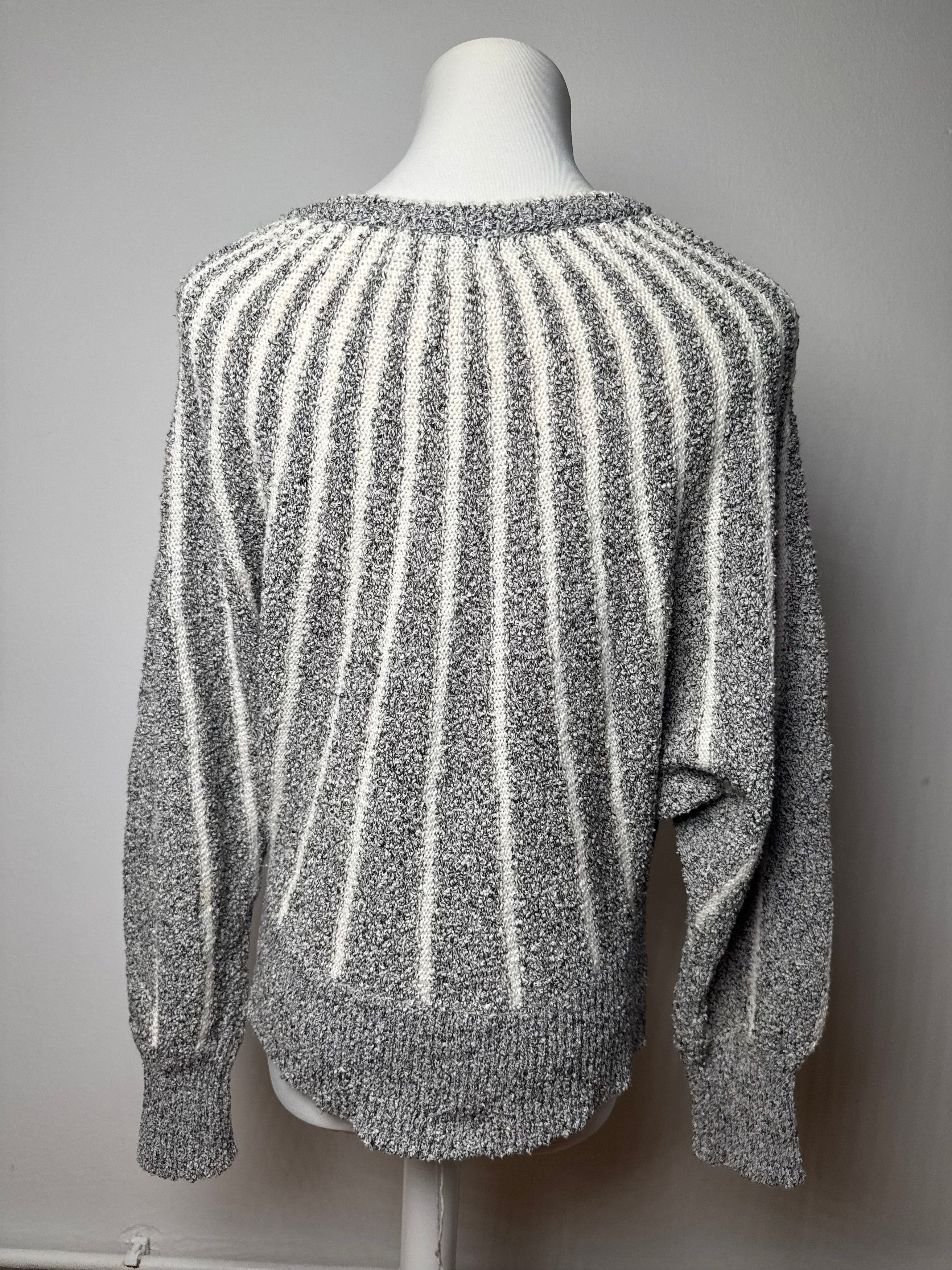 Other Vintage Mariea Kim Crewneck Sweater Grey/White/Black M Size M / US 6-8 / IT 42-44 - 12 Thumbnail