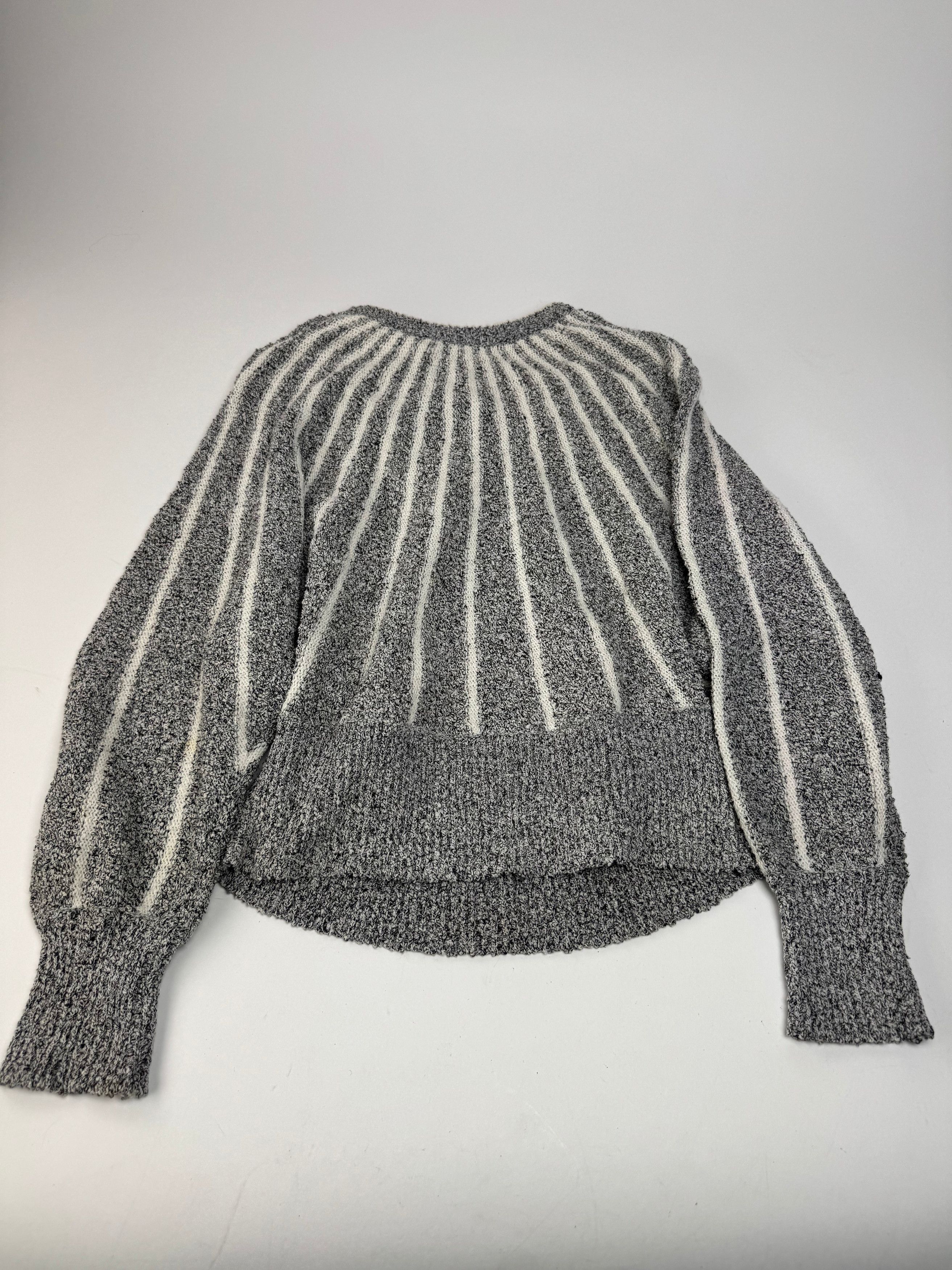 Other Vintage Mariea Kim Crewneck Sweater Grey/White/Black M Size M / US 6-8 / IT 42-44 - 7 Thumbnail