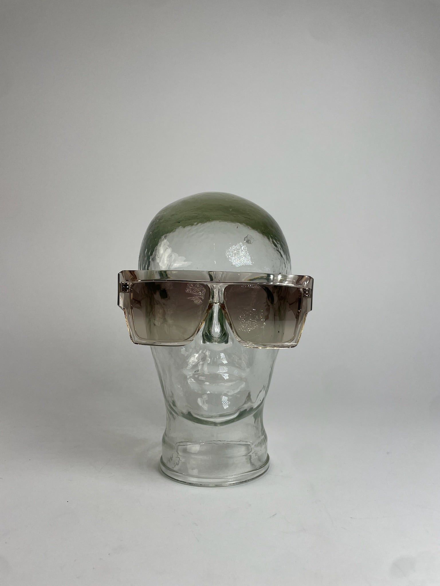 Celine Vintage Paris Overd Sunglasses Silver Size ONE SIZE - 2 Thumbnail