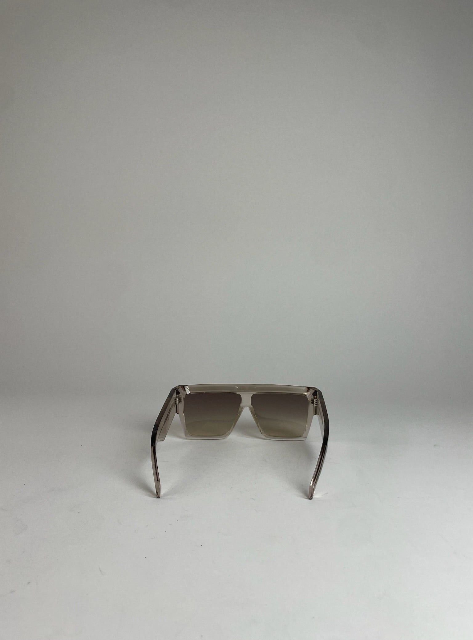 Celine Vintage Paris Overd Sunglasses Silver Size ONE SIZE - 4 Thumbnail