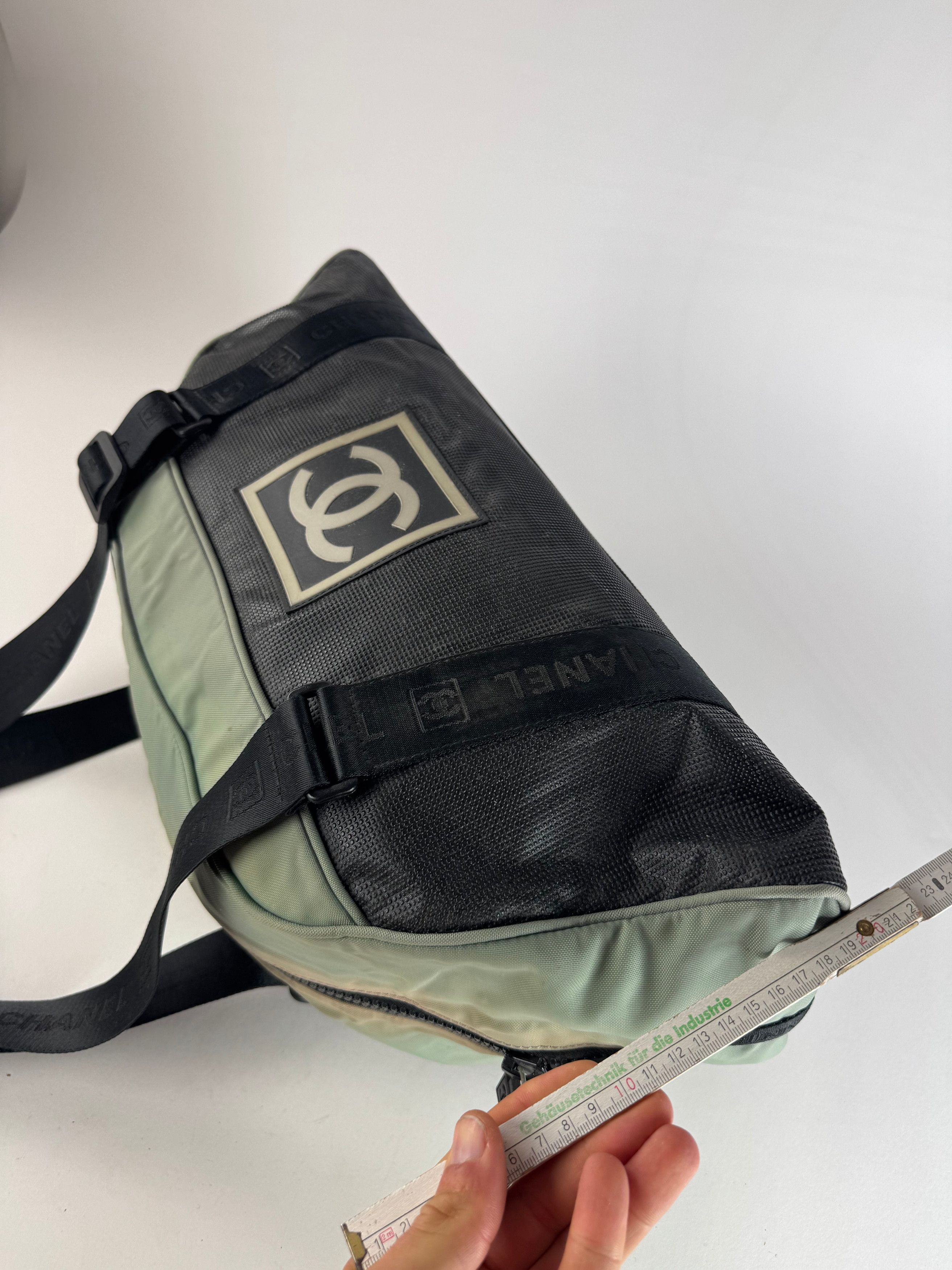 Chanel Vintage Sport Duffel Bag Mint Black Size ONE SIZE - 11 Thumbnail