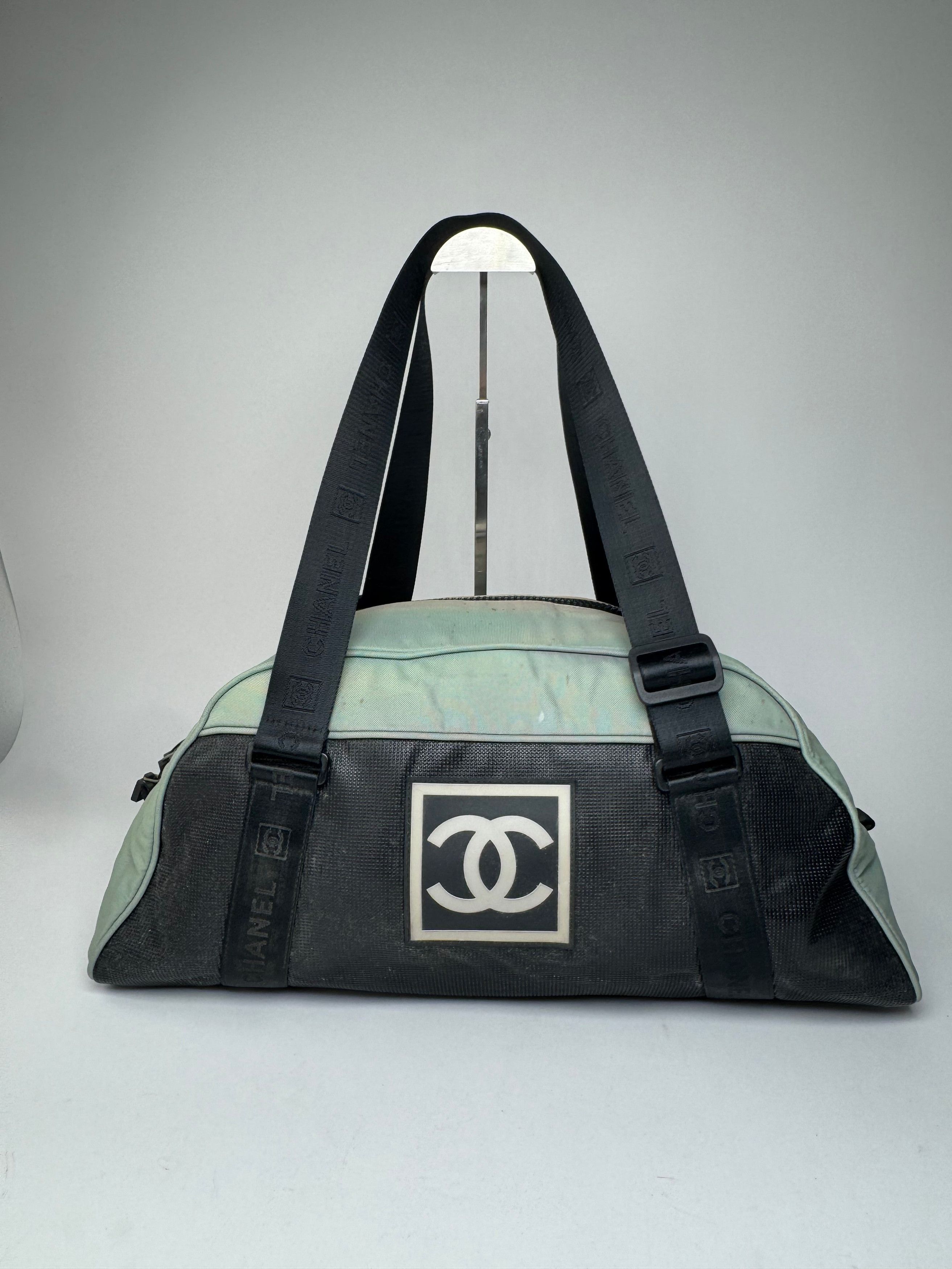 Chanel Vintage Sport Duffel Bag Mint Black Size ONE SIZE - 5 Thumbnail