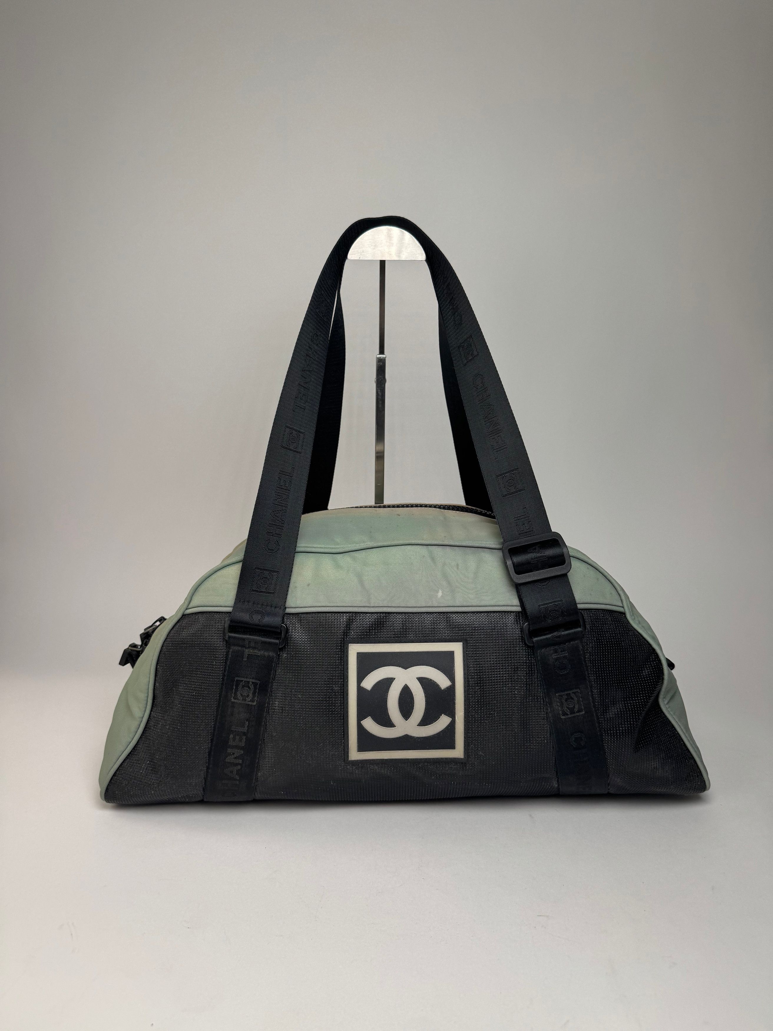 Chanel Vintage Sport Duffel Bag Mint Black Size ONE SIZE - 7 Thumbnail