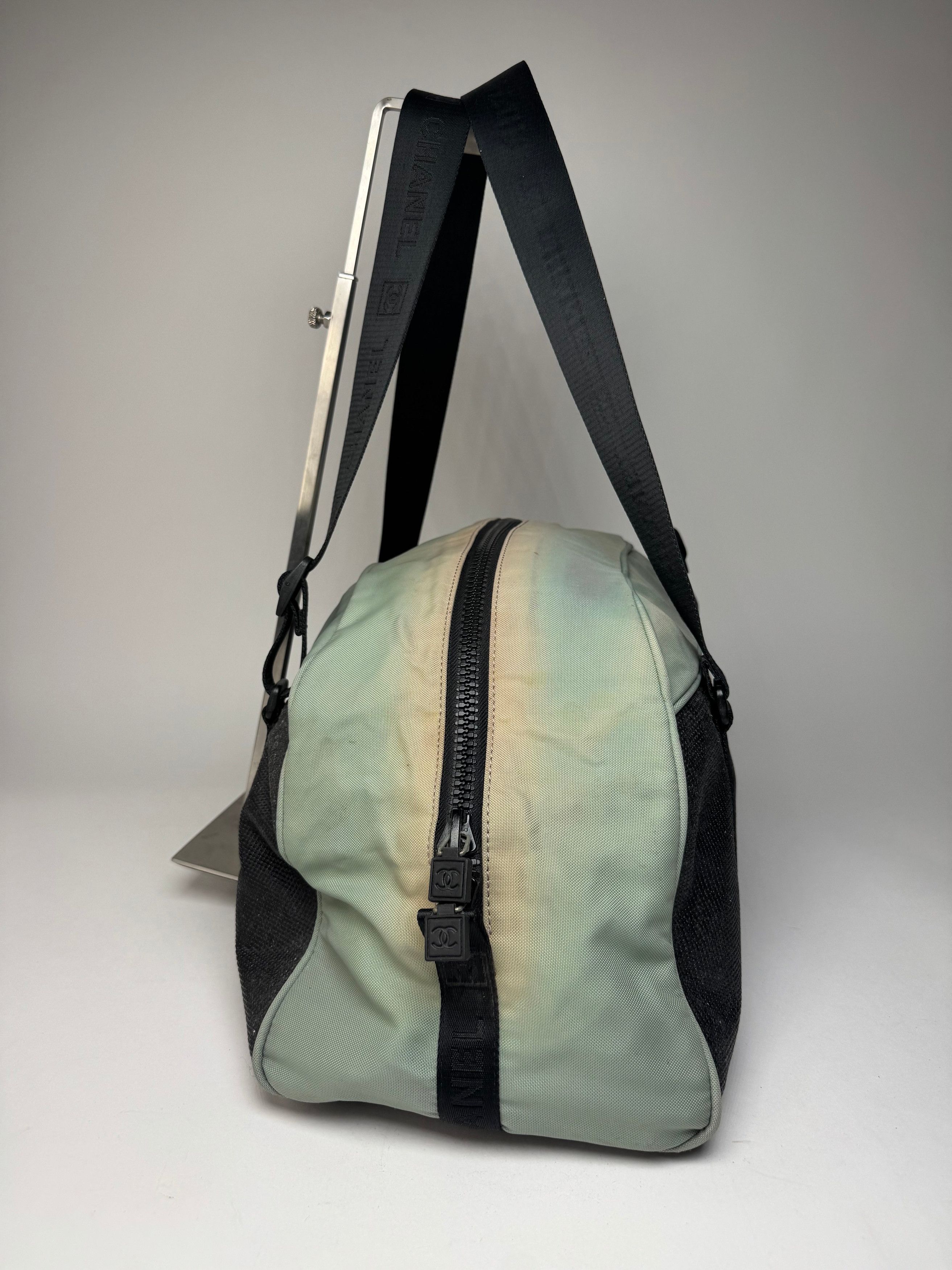 Chanel Vintage Sport Duffel Bag Mint Black Size ONE SIZE - 8 Thumbnail