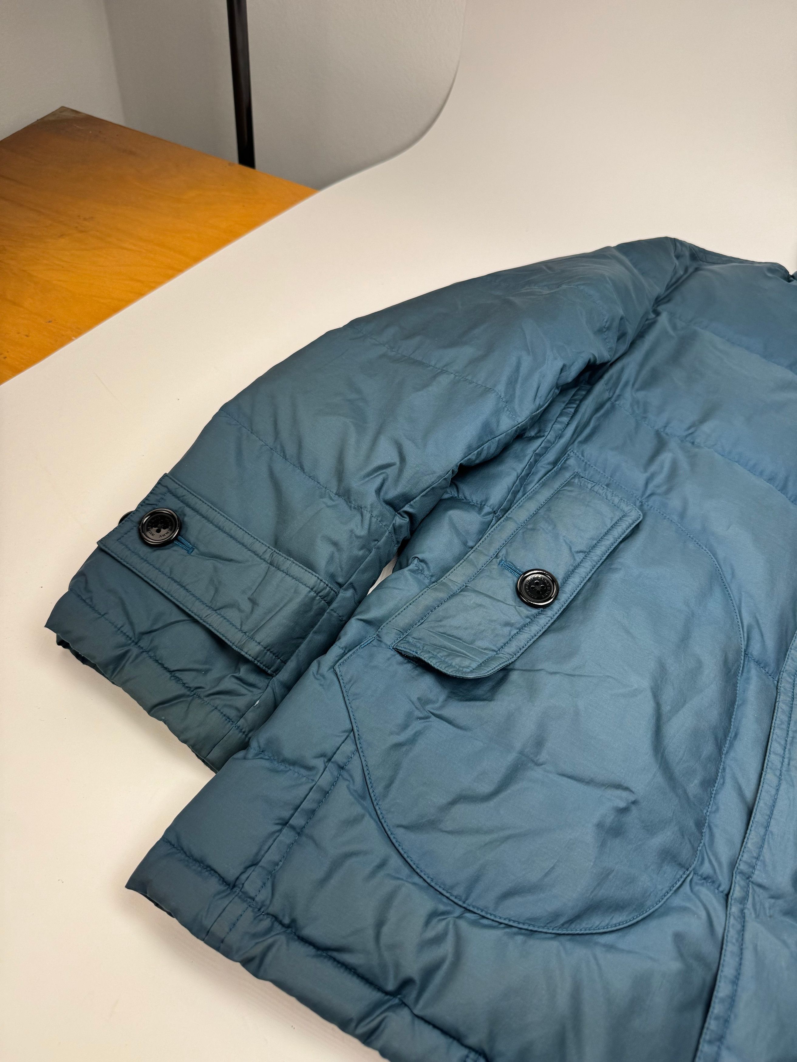 Burberry Vintage Puffer Jacket Blue M/L Size L / US 10 / IT 46 - 6 Thumbnail