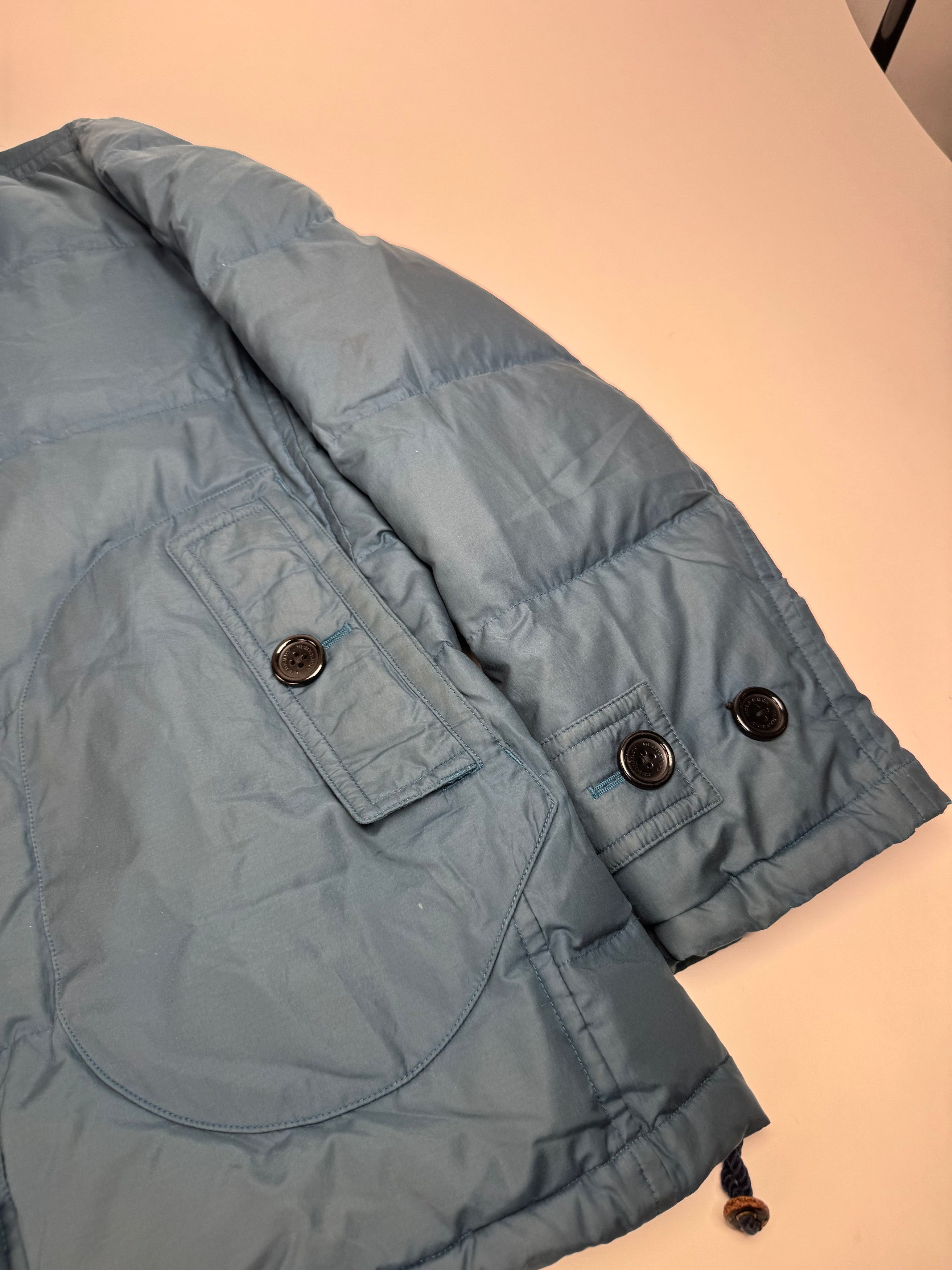 Burberry Vintage Puffer Jacket Blue M/L Size L / US 10 / IT 46 - 8 Thumbnail