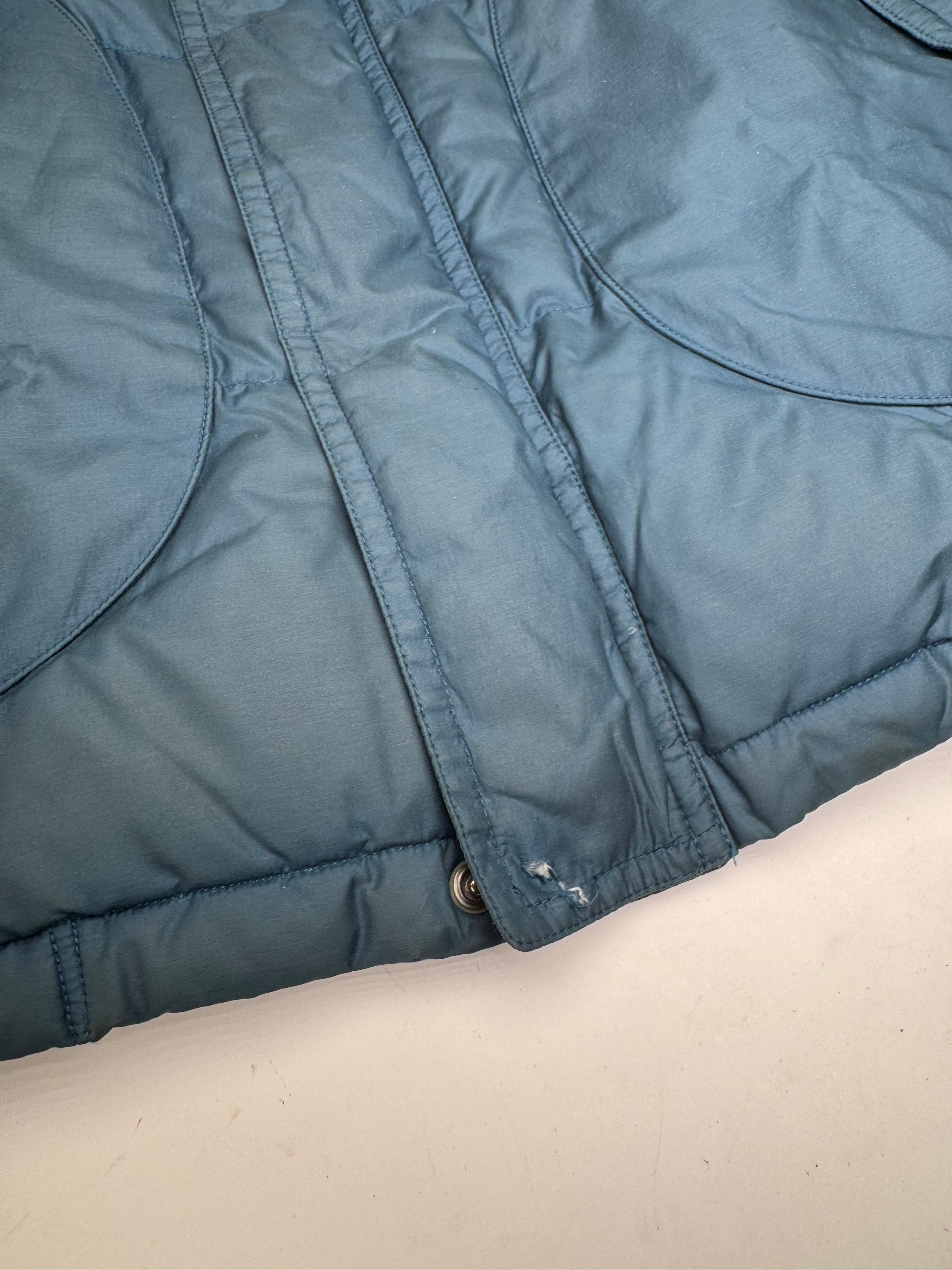Burberry Vintage Puffer Jacket Blue M/L Size L / US 10 / IT 46 - 5 Thumbnail