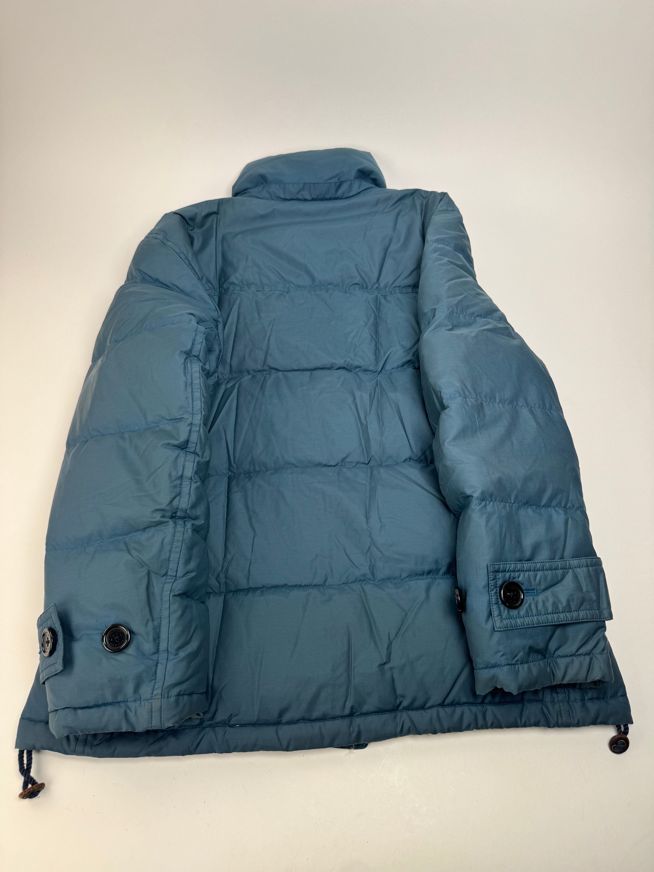 Burberry Vintage Puffer Jacket Blue M/L Size L / US 10 / IT 46 - 9 Thumbnail