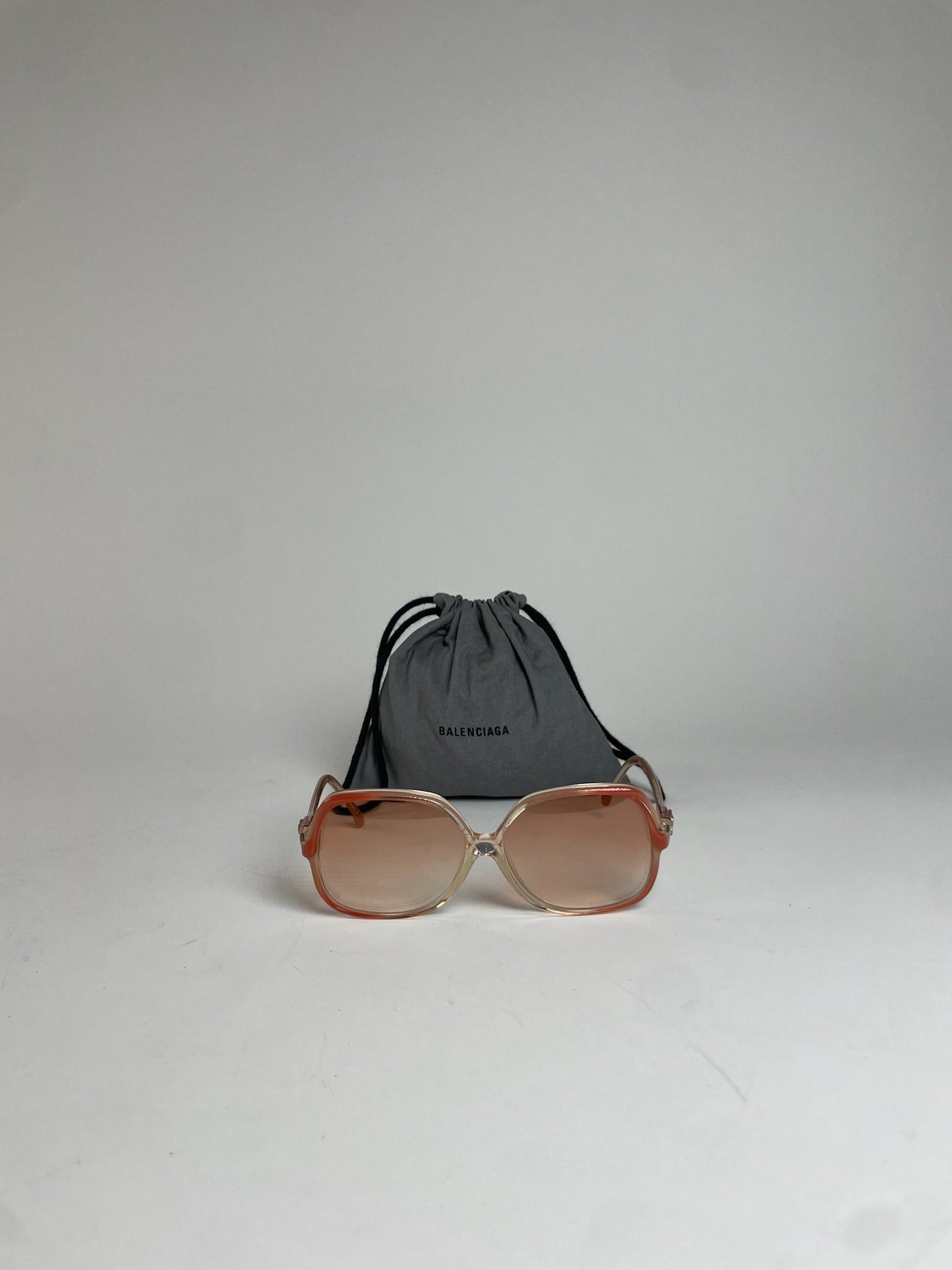 Balenciaga Vintage Overd Sunglasses Red Size ONE SIZE - 9 Thumbnail