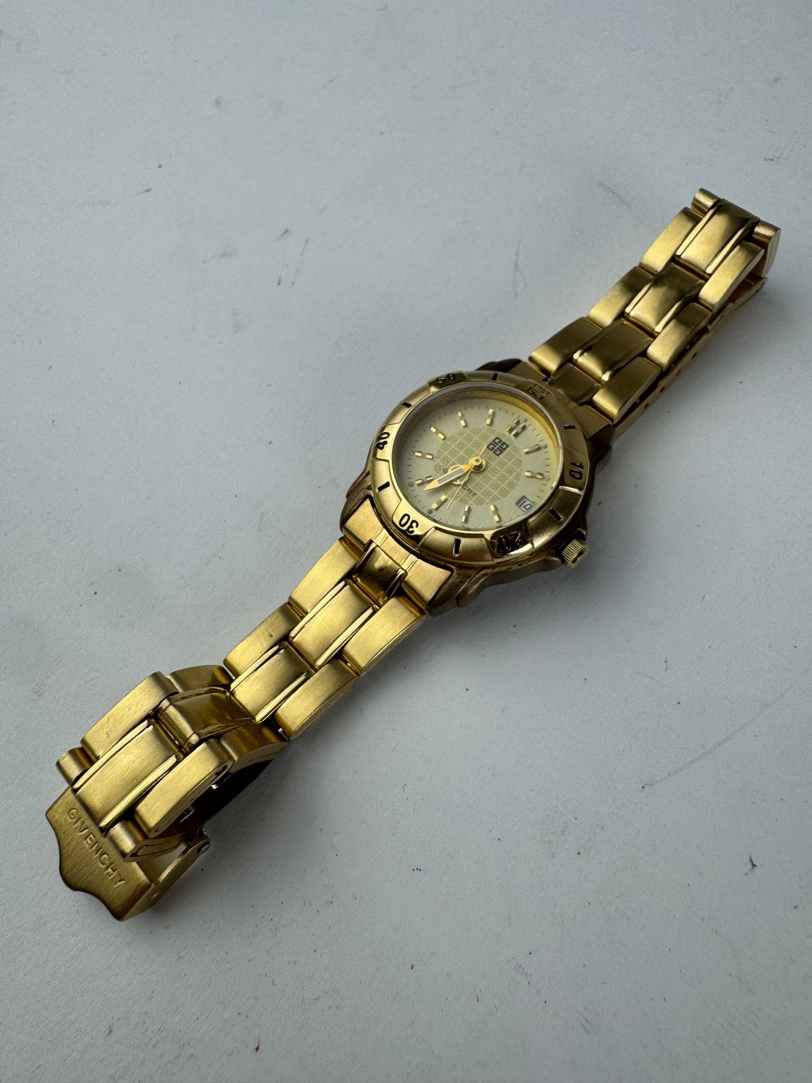 Givenchy Vintage Quartz Gold Plated Watch Size ONE SIZE - 10 Thumbnail