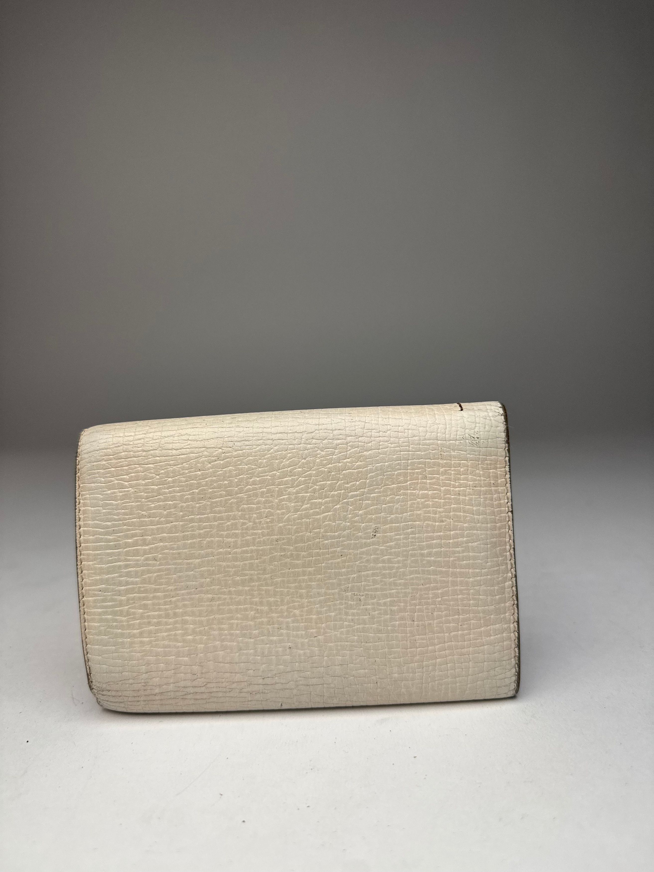 Loewe Vintage Madrid Leather Wallet White Size ONE SIZE - 2 Thumbnail