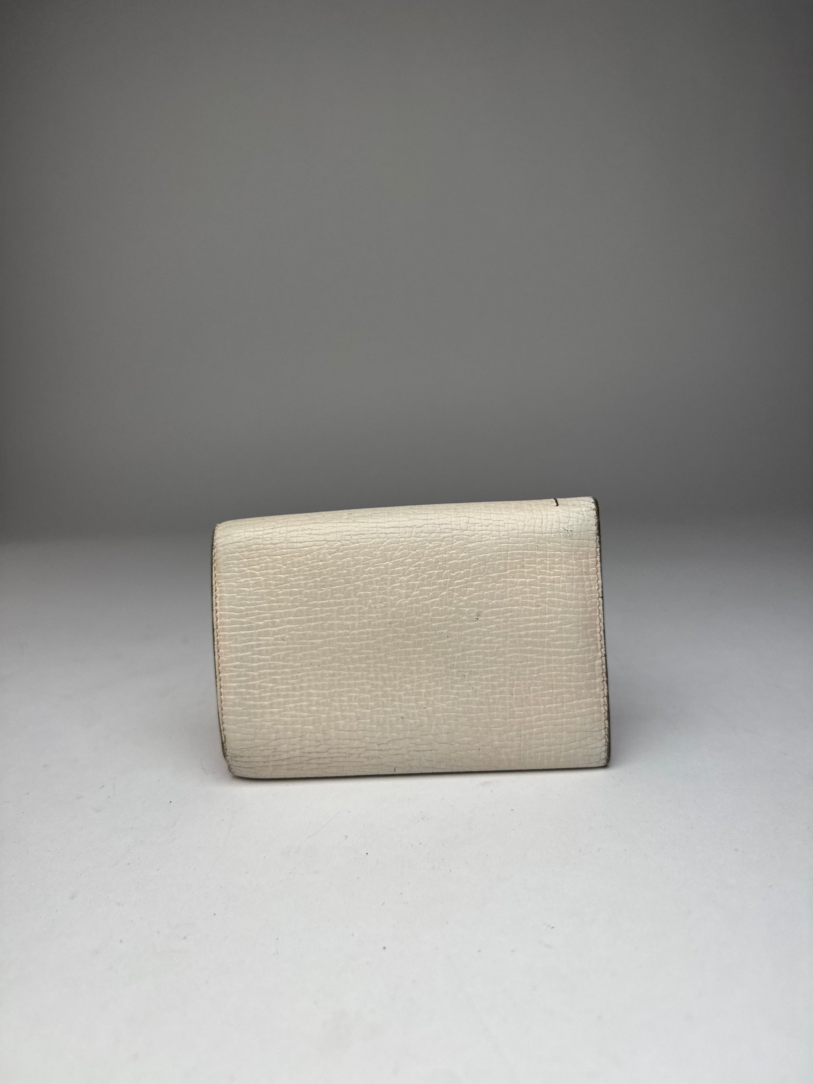 Loewe Vintage Madrid Leather Wallet White Size ONE SIZE - 12 Thumbnail