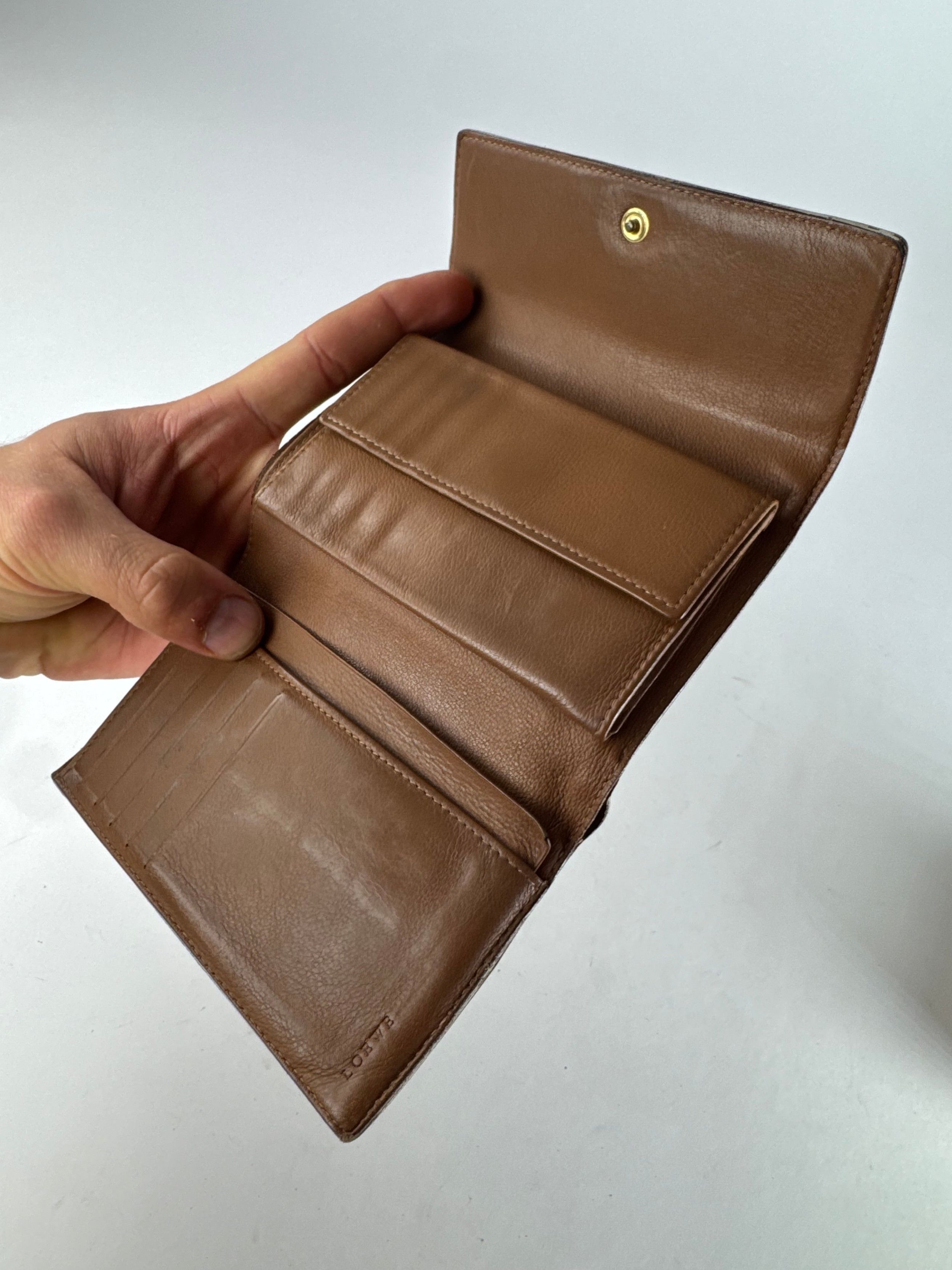 Loewe Vintage Madrid Leather Wallet White Size ONE SIZE - 5 Thumbnail