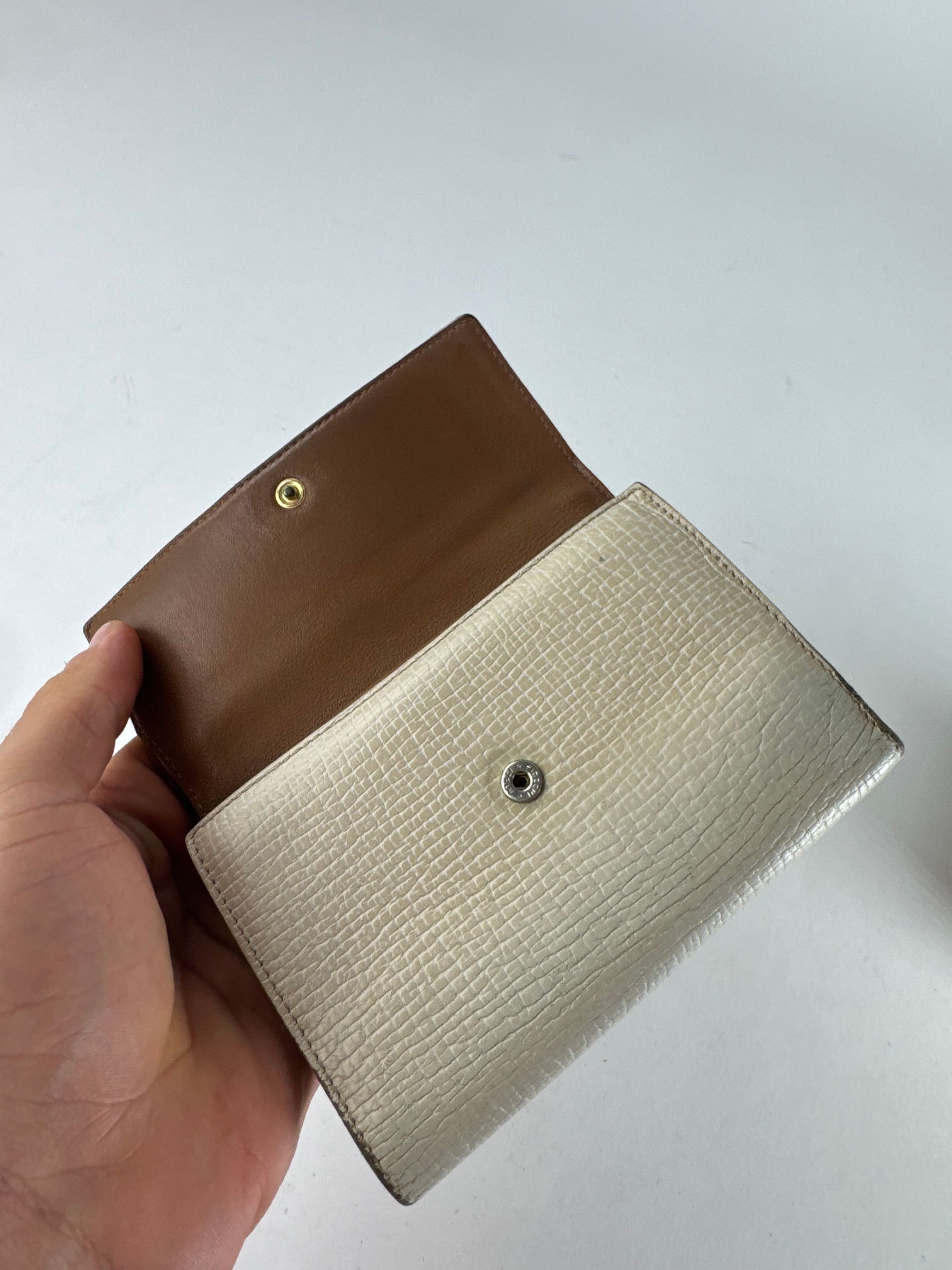 Loewe Vintage Madrid Leather Wallet White Size ONE SIZE - 4 Thumbnail