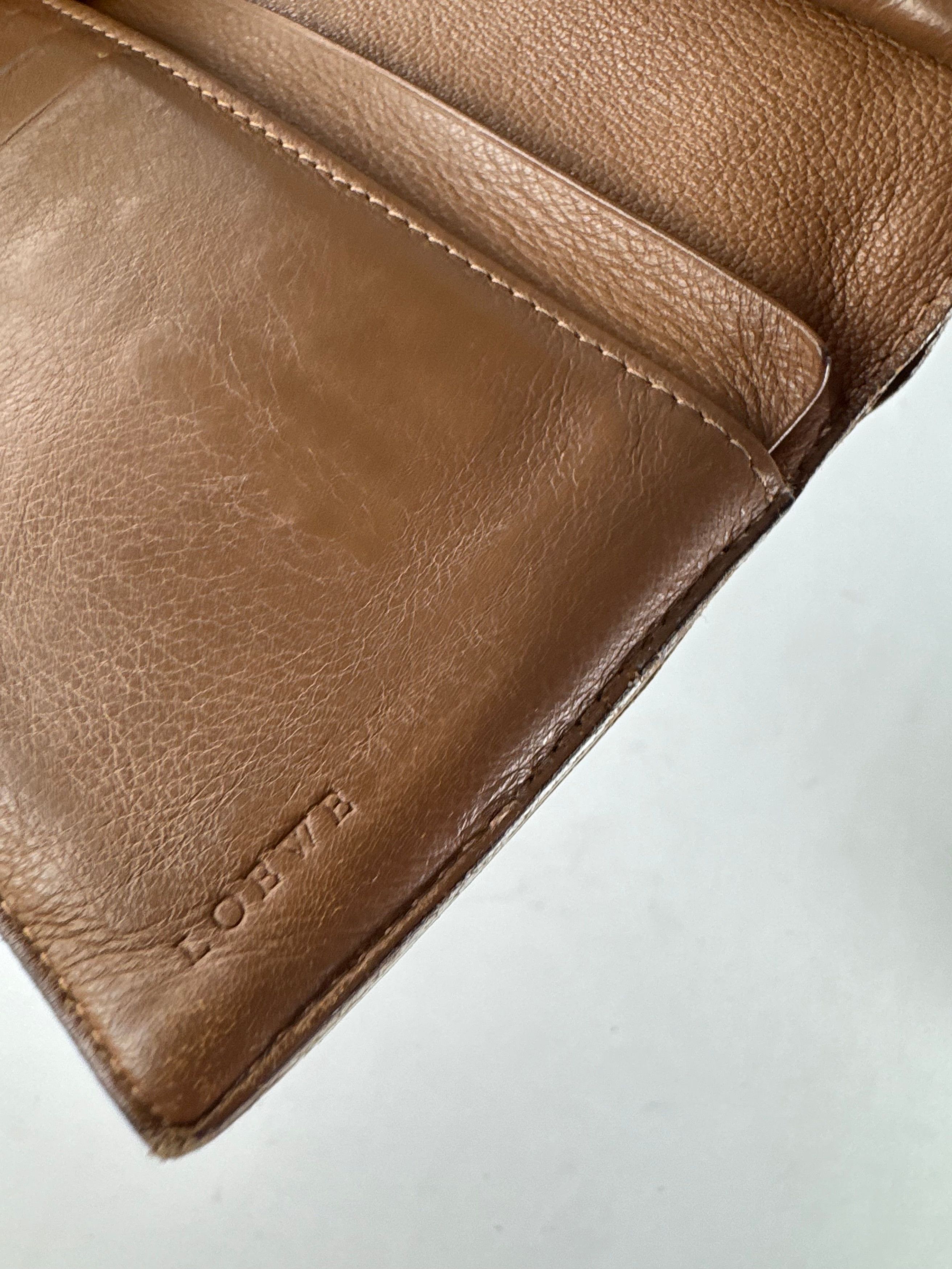 Loewe Vintage Madrid Leather Wallet White Size ONE SIZE - 6 Thumbnail