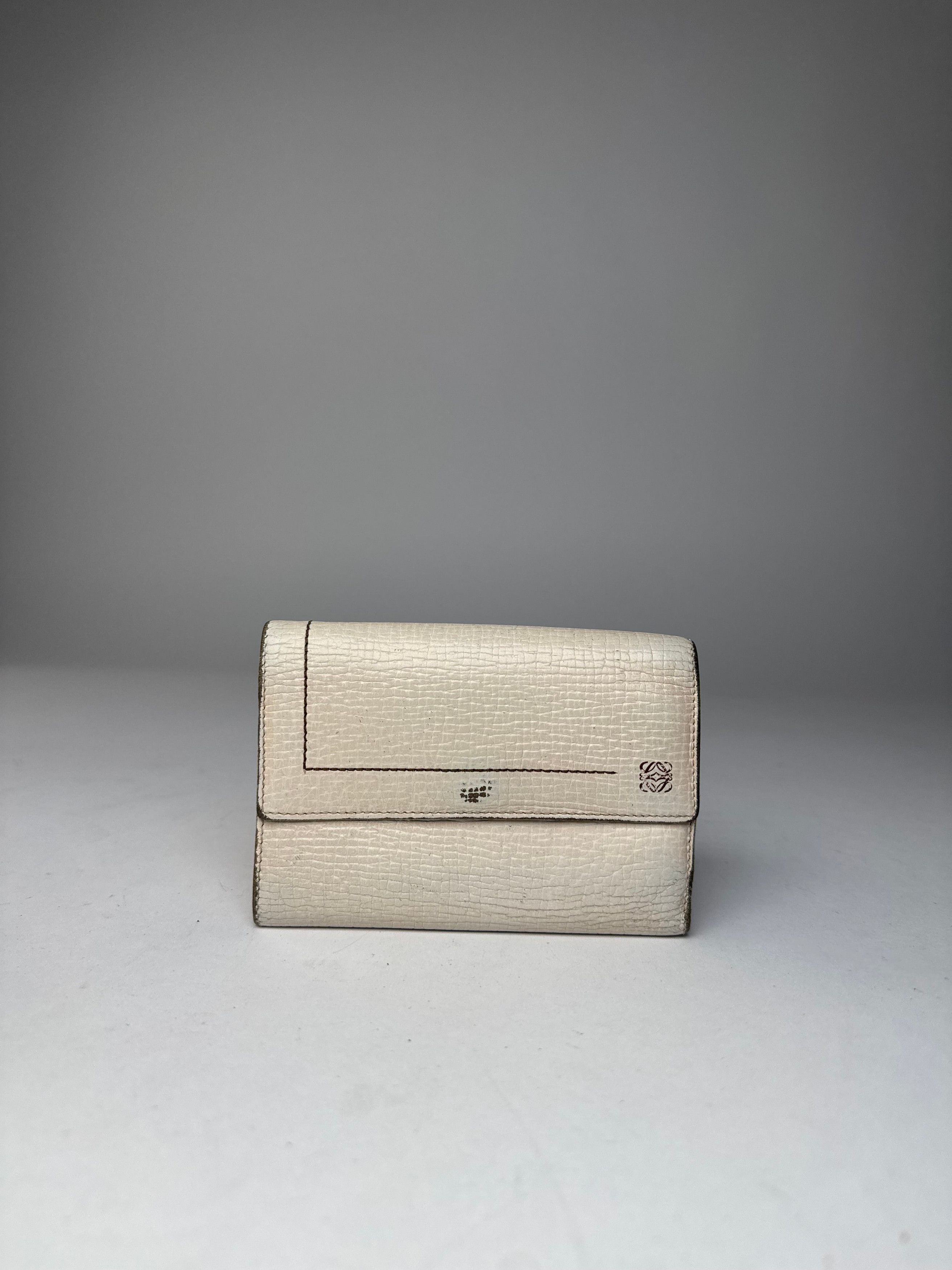 Loewe Vintage Madrid Leather Wallet White Size ONE SIZE - 11 Thumbnail