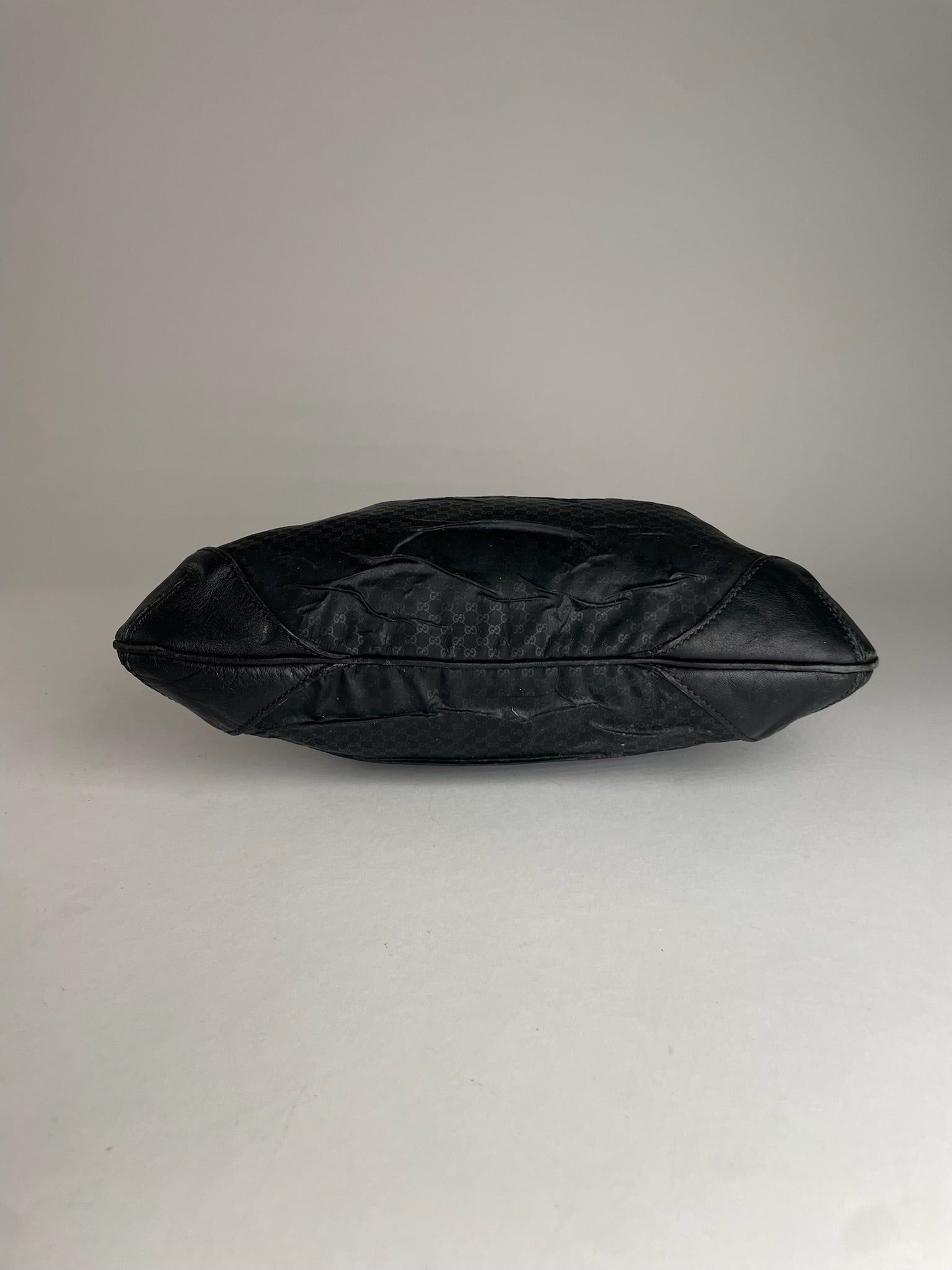 Gucci Vintage Multiway Vegan Leather Monogram Bag Black Size ONE SIZE - 7 Thumbnail