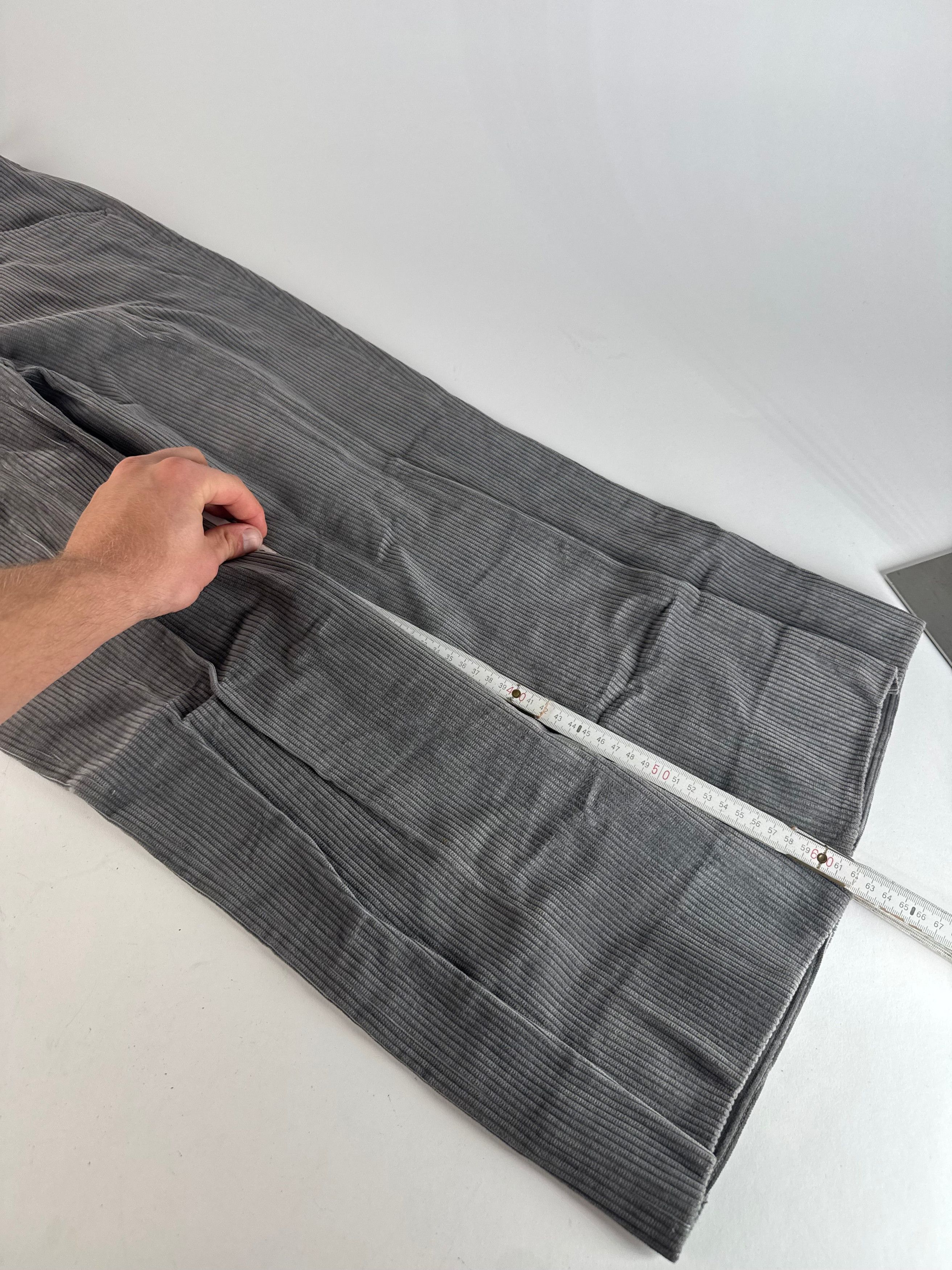 Dior Vintage Cord Pants M Grey/Silver M Size 30" / US 8 / IT 44 - 5 Thumbnail