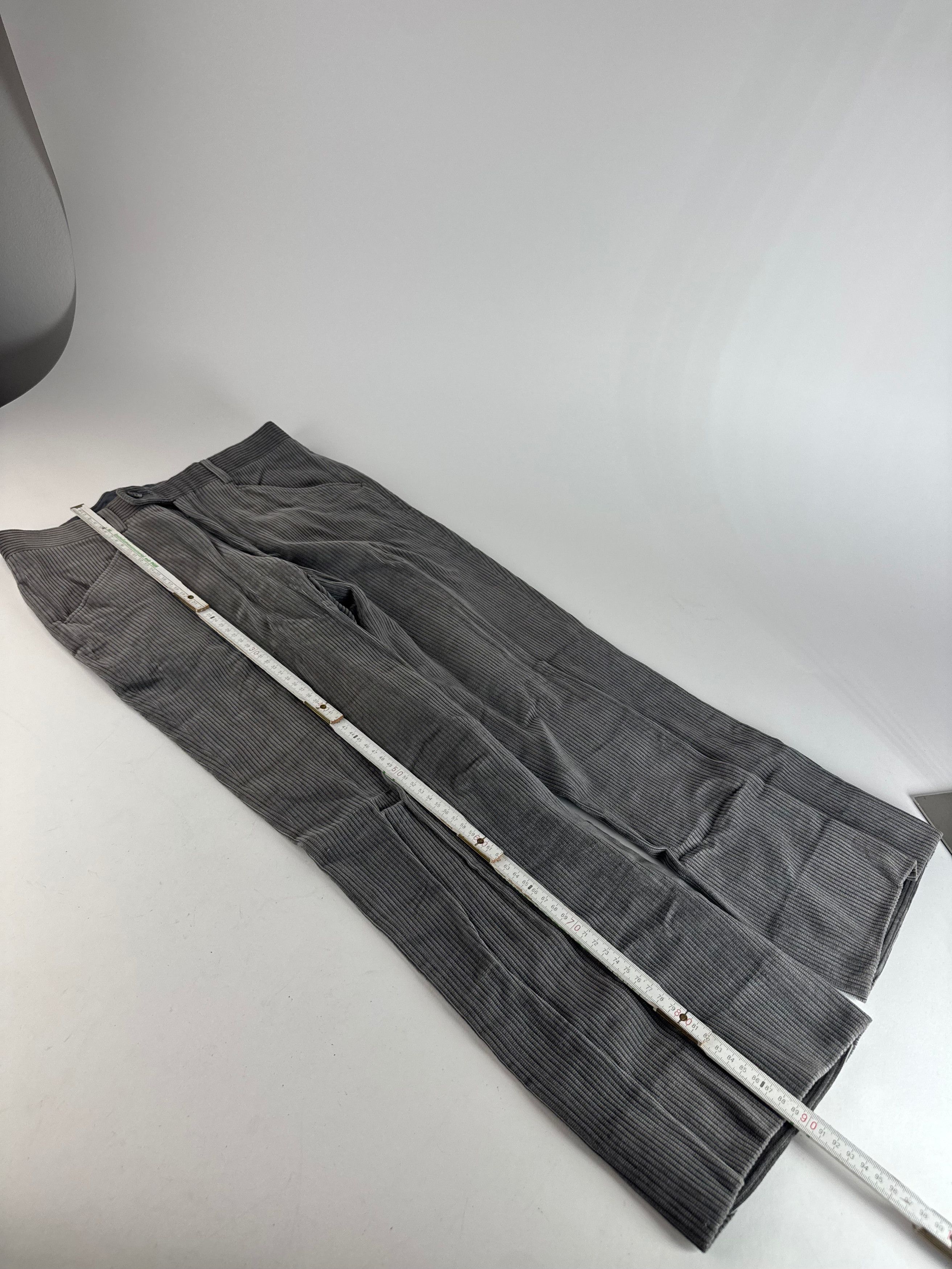 Dior Vintage Cord Pants M Grey/Silver M Size 30" / US 8 / IT 44 - 4 Thumbnail