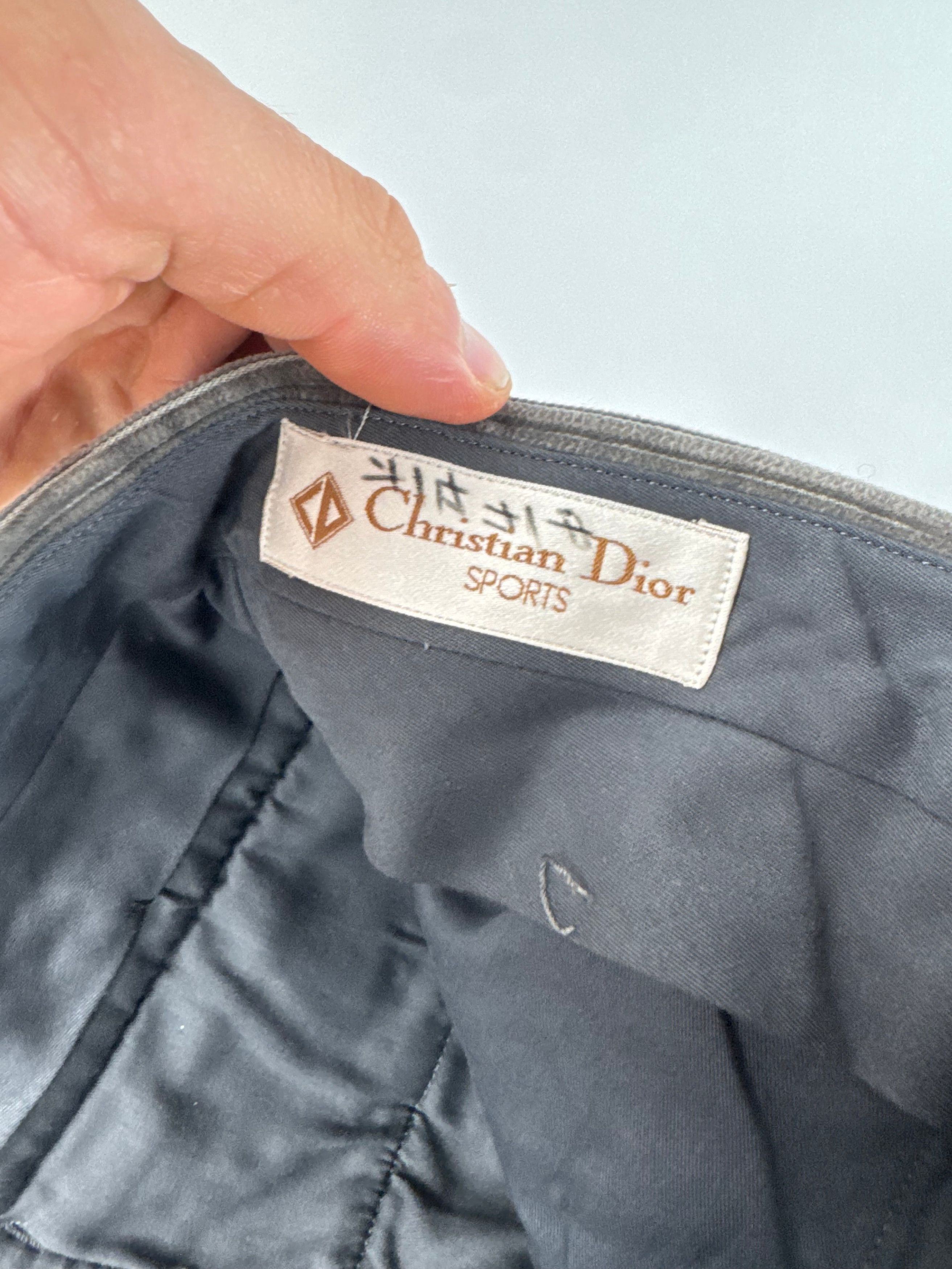 Dior Vintage Cord Pants M Grey/Silver M Size 30" / US 8 / IT 44 - 9 Thumbnail