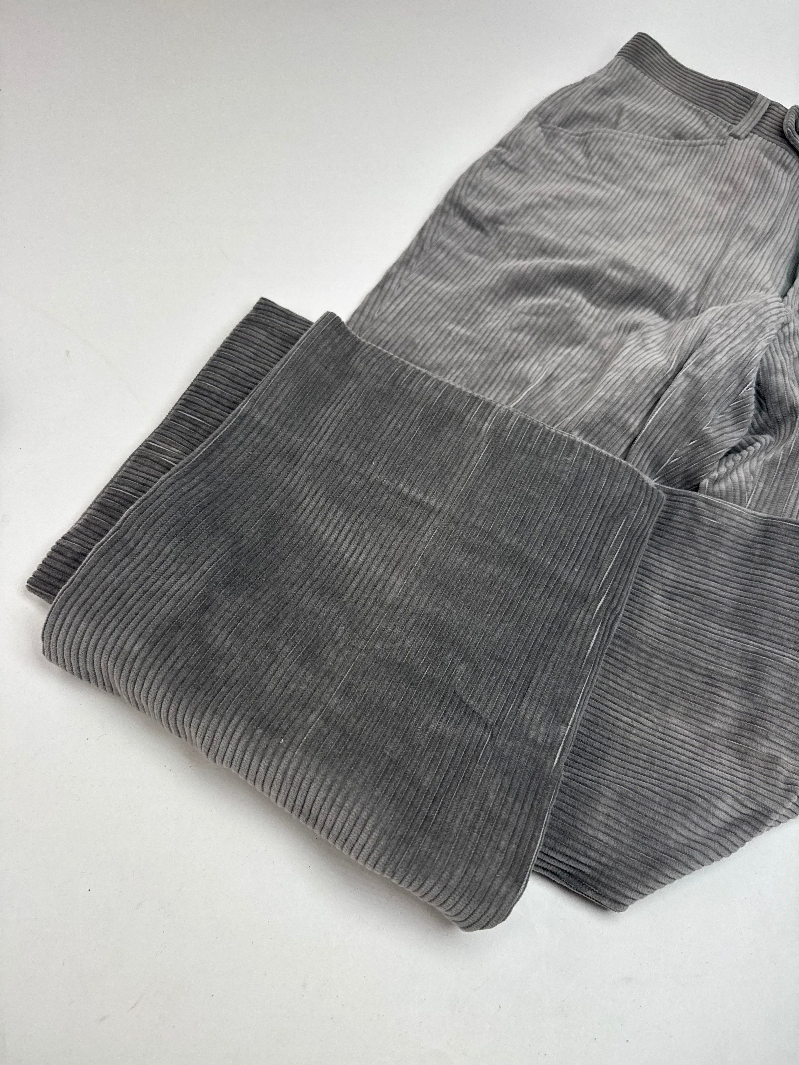 Dior Vintage Cord Pants M Grey/Silver M Size 30" / US 8 / IT 44 - 3 Thumbnail