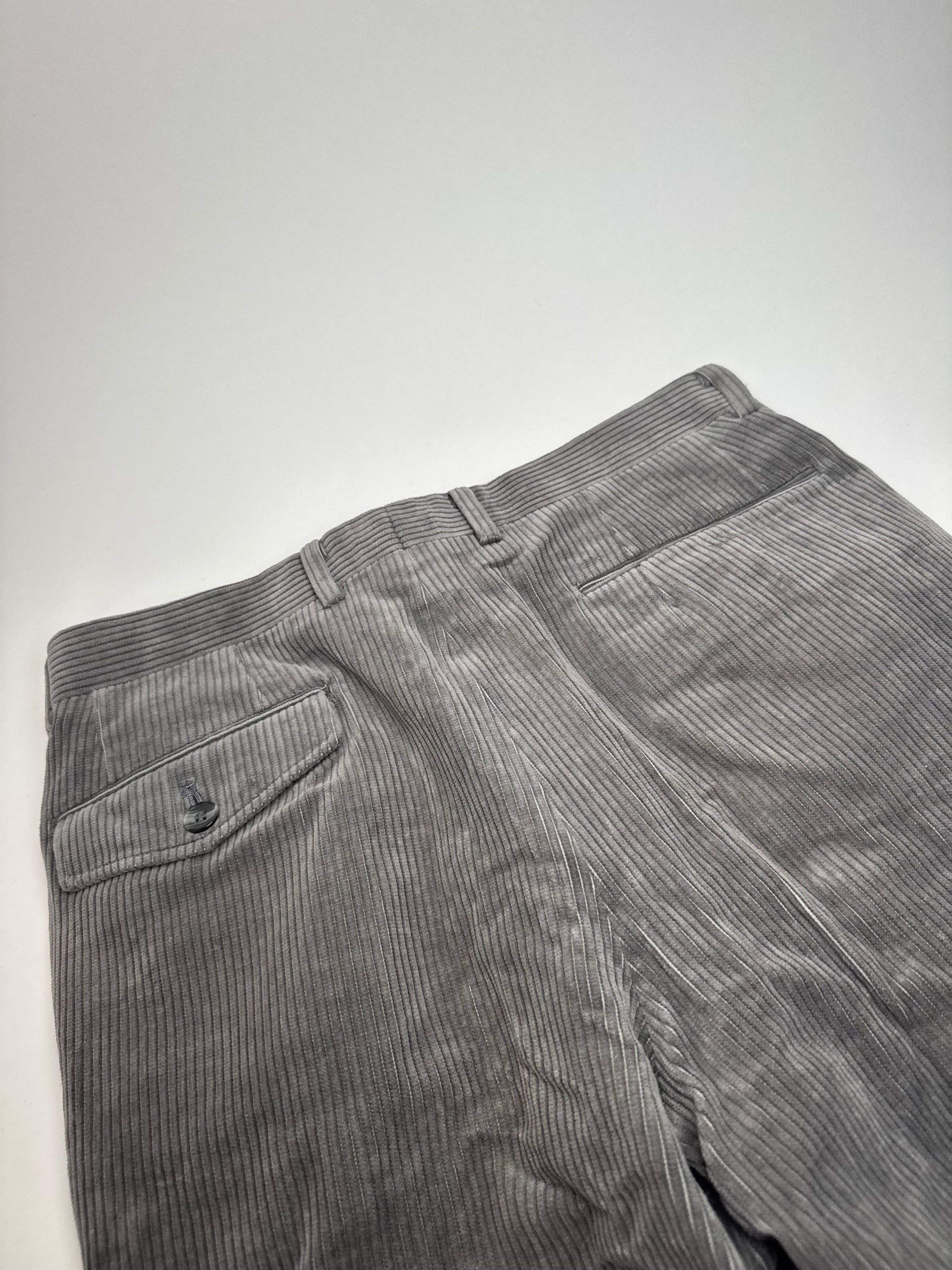 Dior Vintage Cord Pants M Grey/Silver M Size 30" / US 8 / IT 44 - 11 Thumbnail