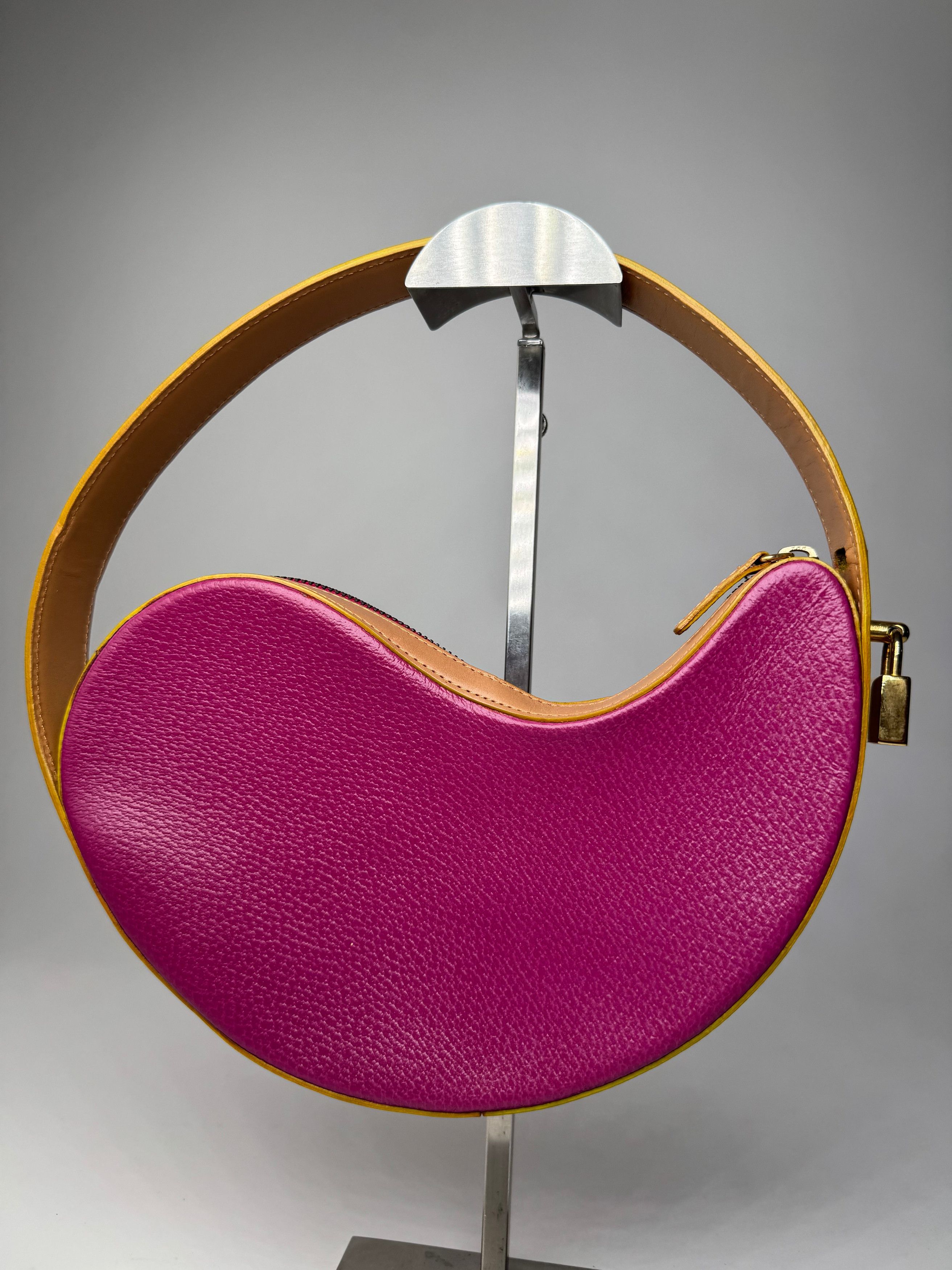 Etro Vintage Abstract Handbag Purple Brown Size ONE SIZE - 12 Thumbnail