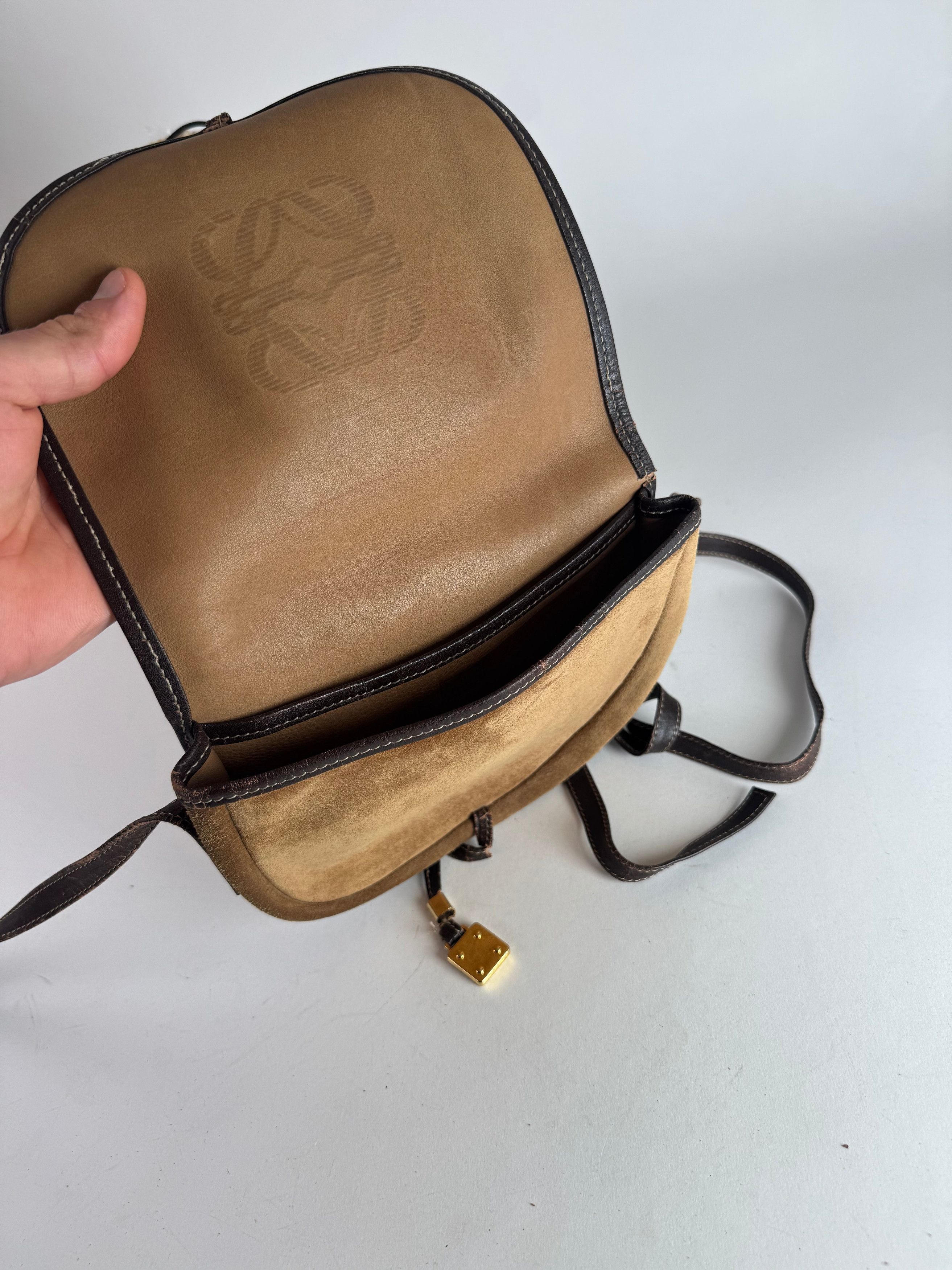 Loewe Vintage Madrid Multiway Amazona Bag Brown Size ONE SIZE - 3 Thumbnail