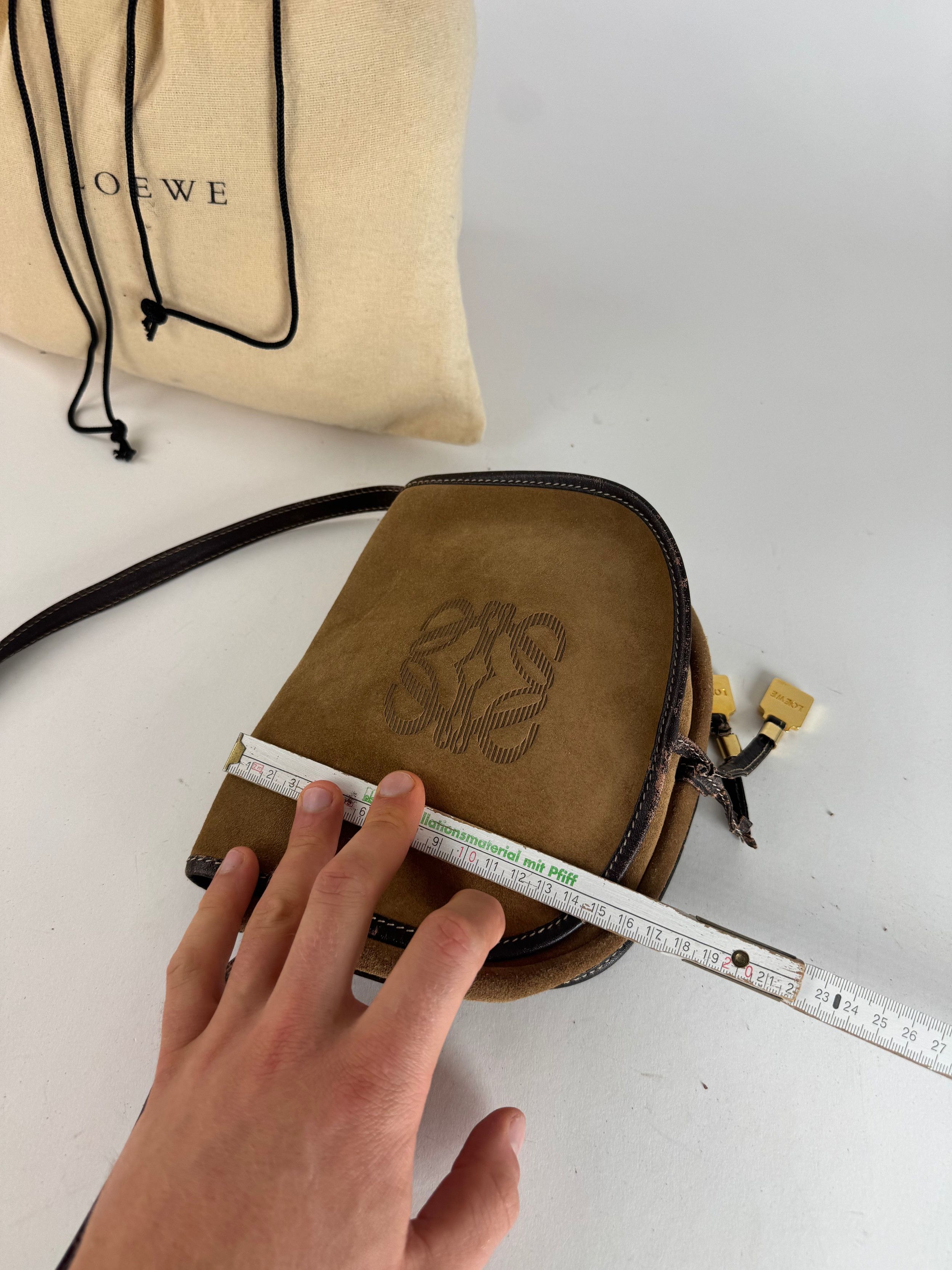 Loewe Vintage Madrid Multiway Amazona Bag Brown Size ONE SIZE - 12 Thumbnail