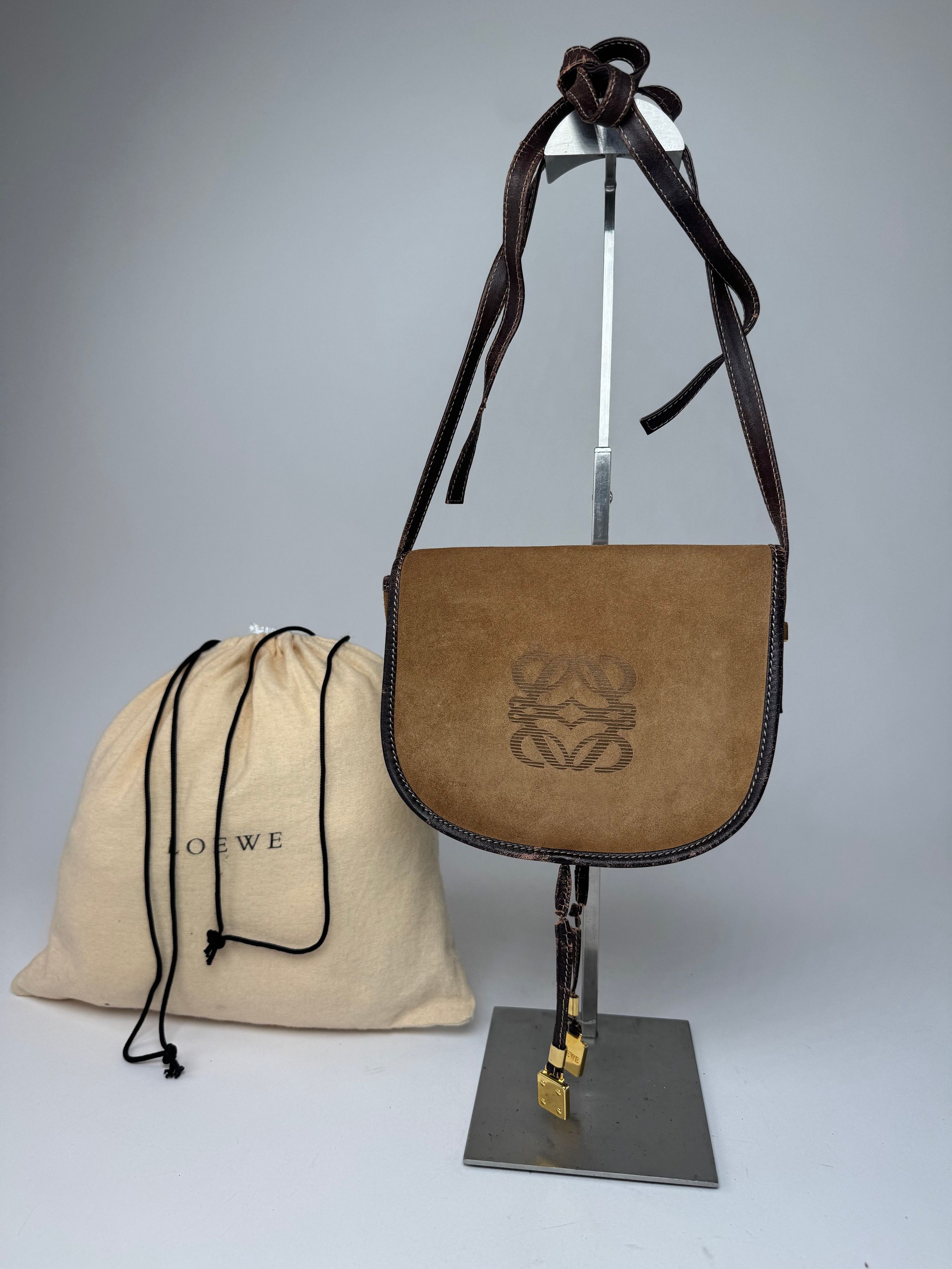 Loewe Vintage Madrid Multiway Amazona Bag Brown Size ONE SIZE - 13 Thumbnail