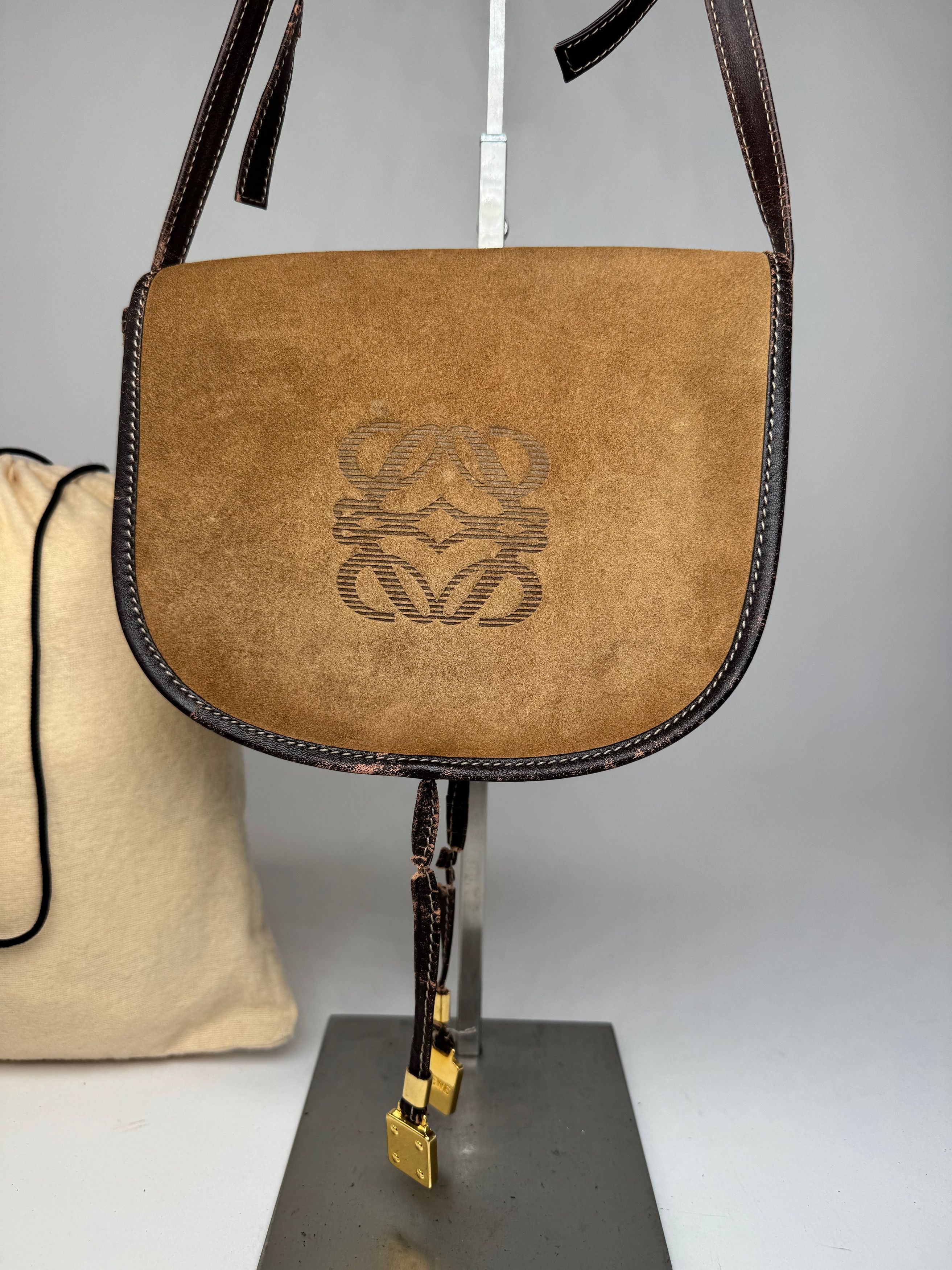 Loewe Vintage Madrid Multiway Amazona Bag Brown Size ONE SIZE - 6 Thumbnail