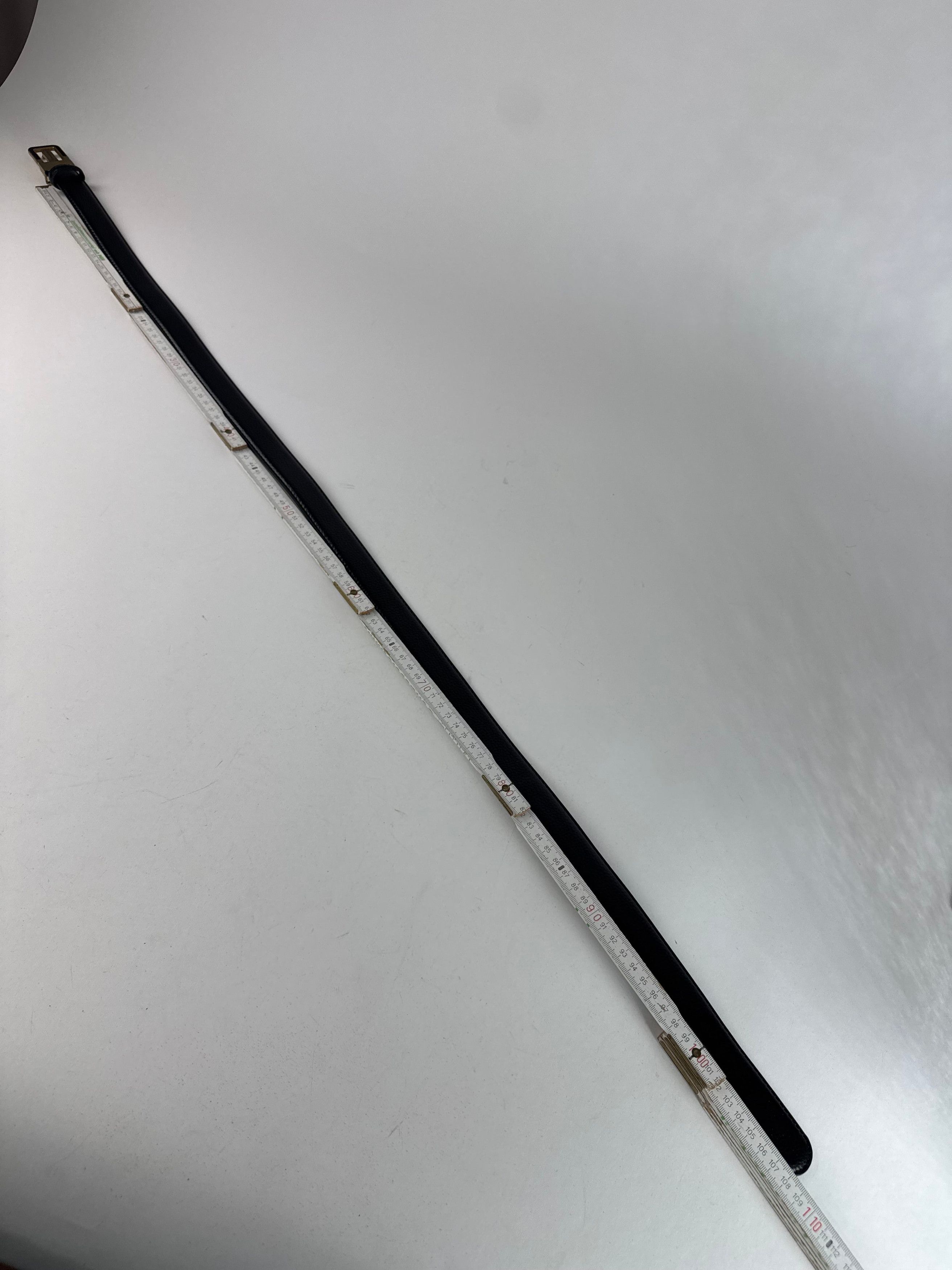 Balenciaga Vintage Leather Belt Black Size ONE SIZE - 8 Thumbnail