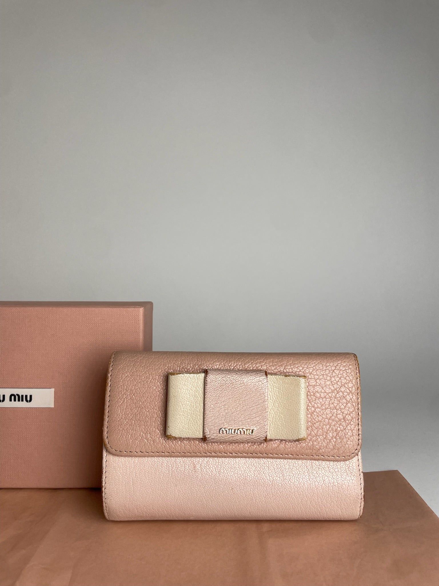 Miu Miu Vintage Pink Leather Wallet Size ONE SIZE - 6 Thumbnail