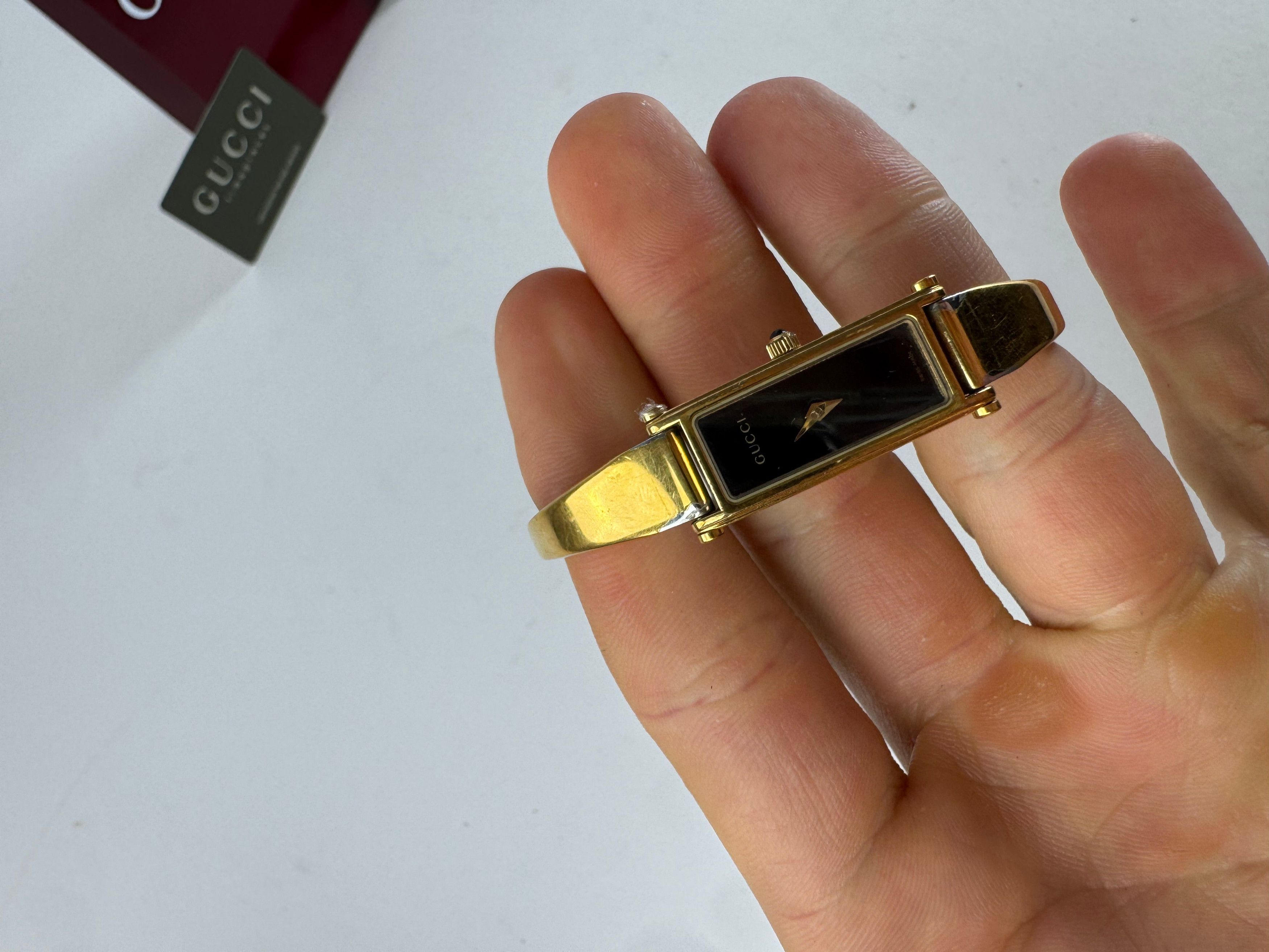 Gucci Vintage Horsebit Quartz Watch Gold Plated Size ONE SIZE - 3 Thumbnail
