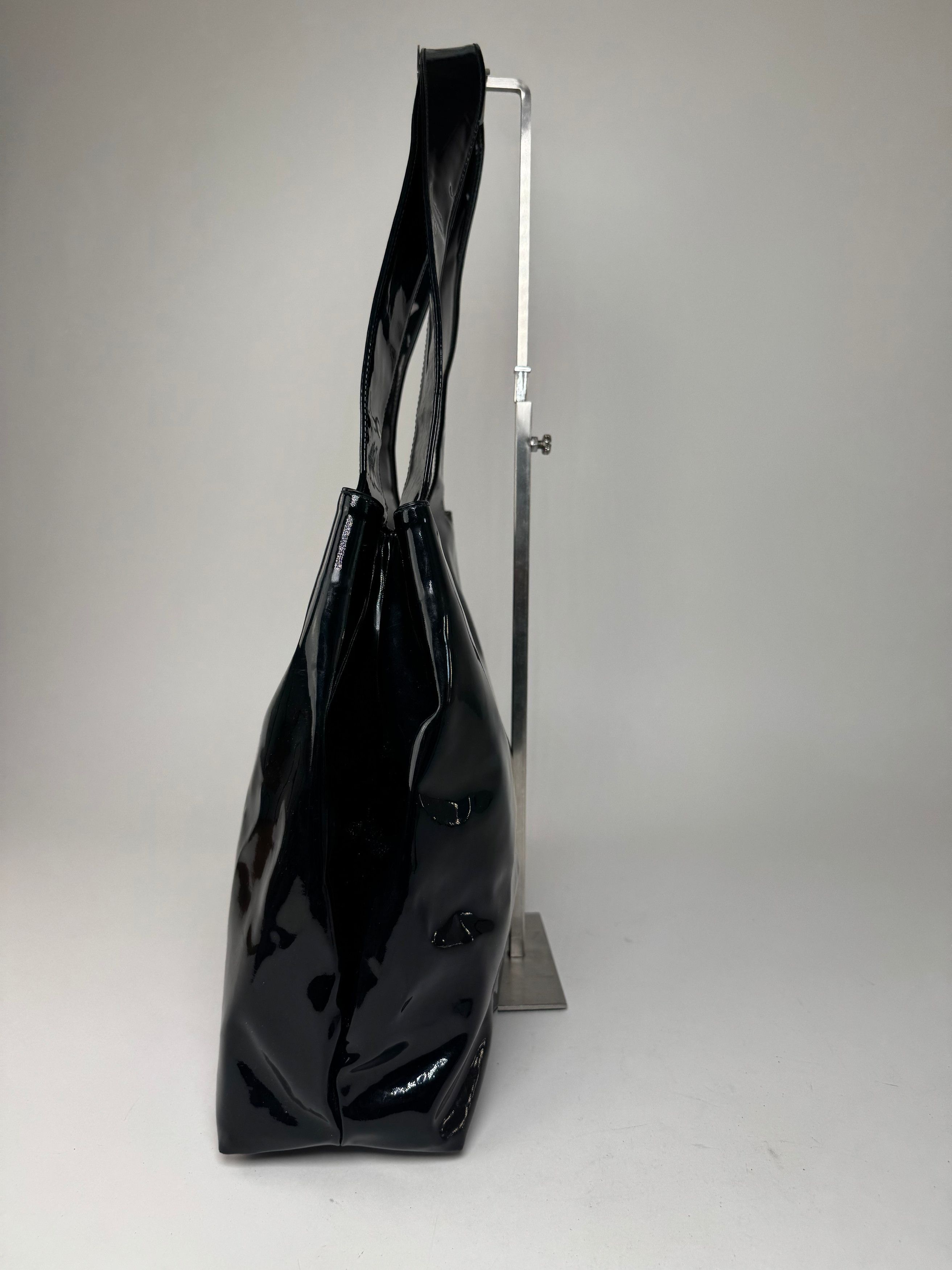 Salvatore Ferragamo Vintage Patent Leather Bag Black Size ONE SIZE - 7 Thumbnail