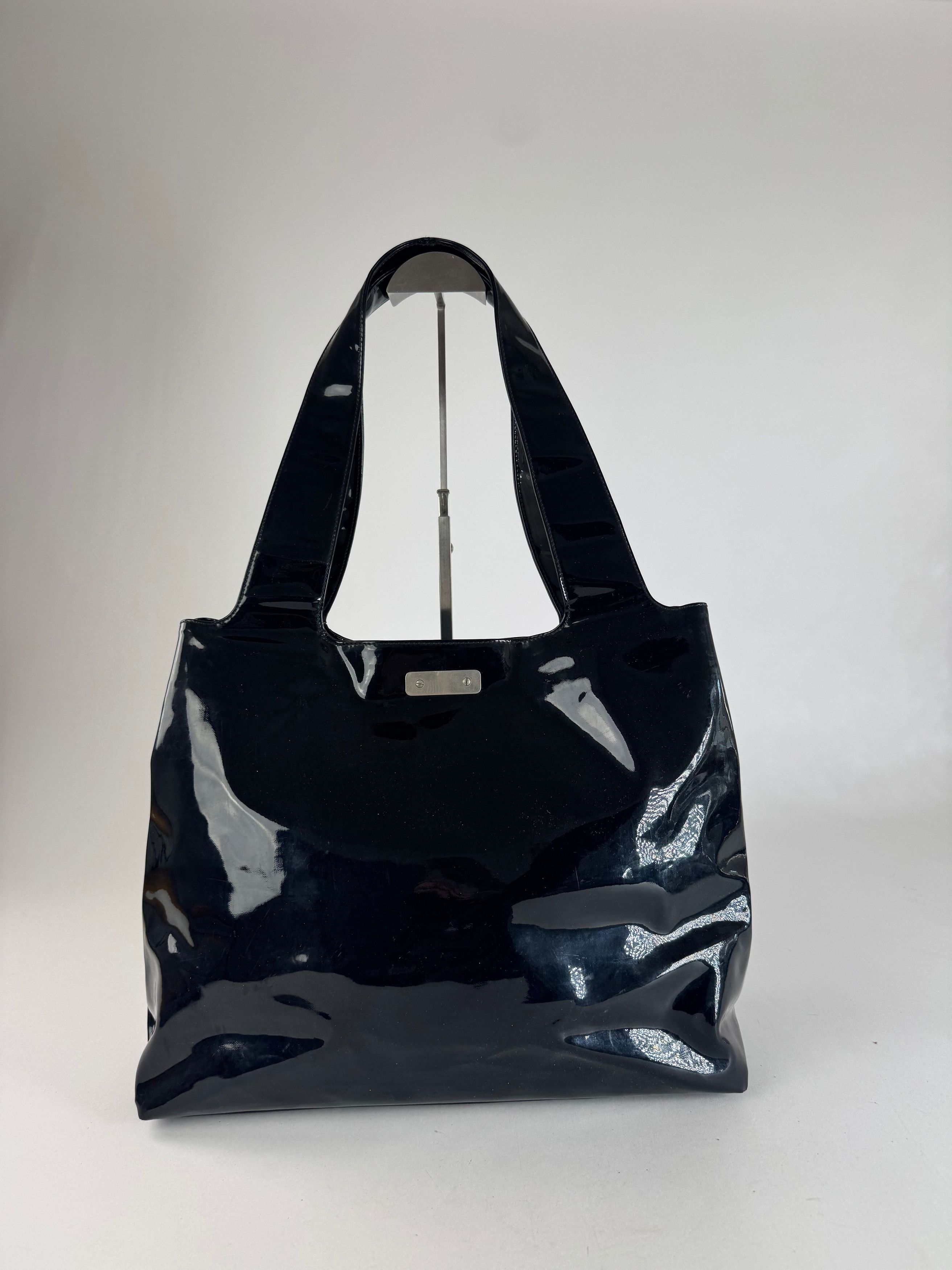 Salvatore Ferragamo Vintage Patent Leather Bag Black Size ONE SIZE - 2 Thumbnail