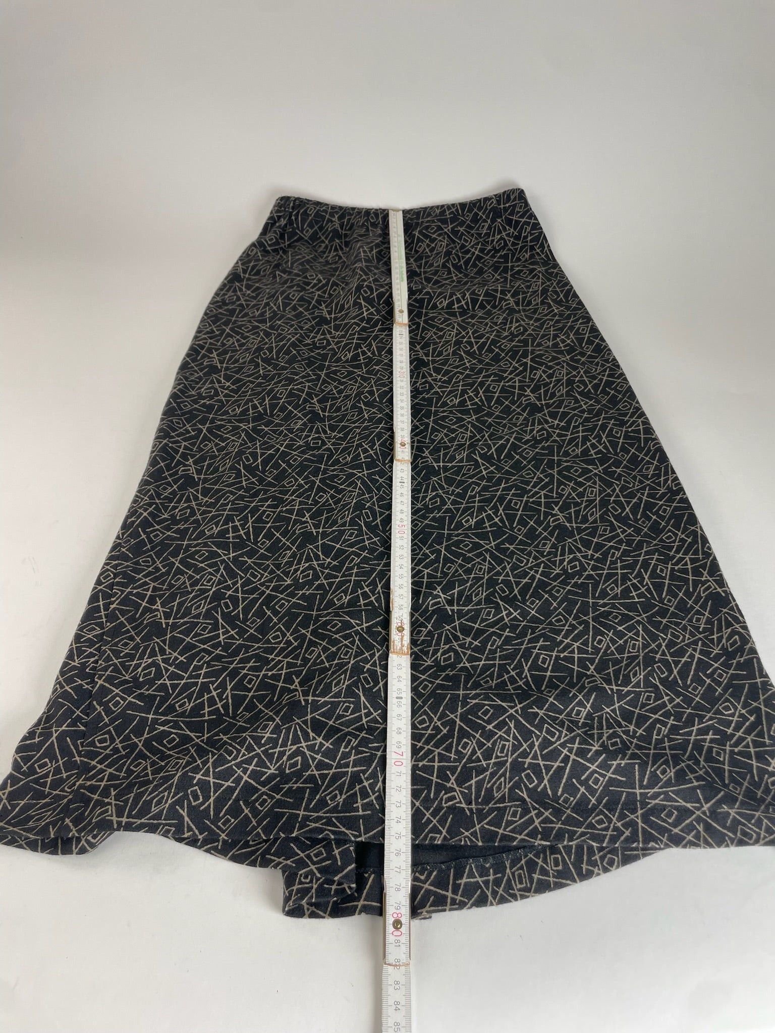 Comme des Garcons Vintage Comme Des Garçons Abstract Skirt Black Gold M Size 30" / US 8 / IT 44 - 9 Thumbnail