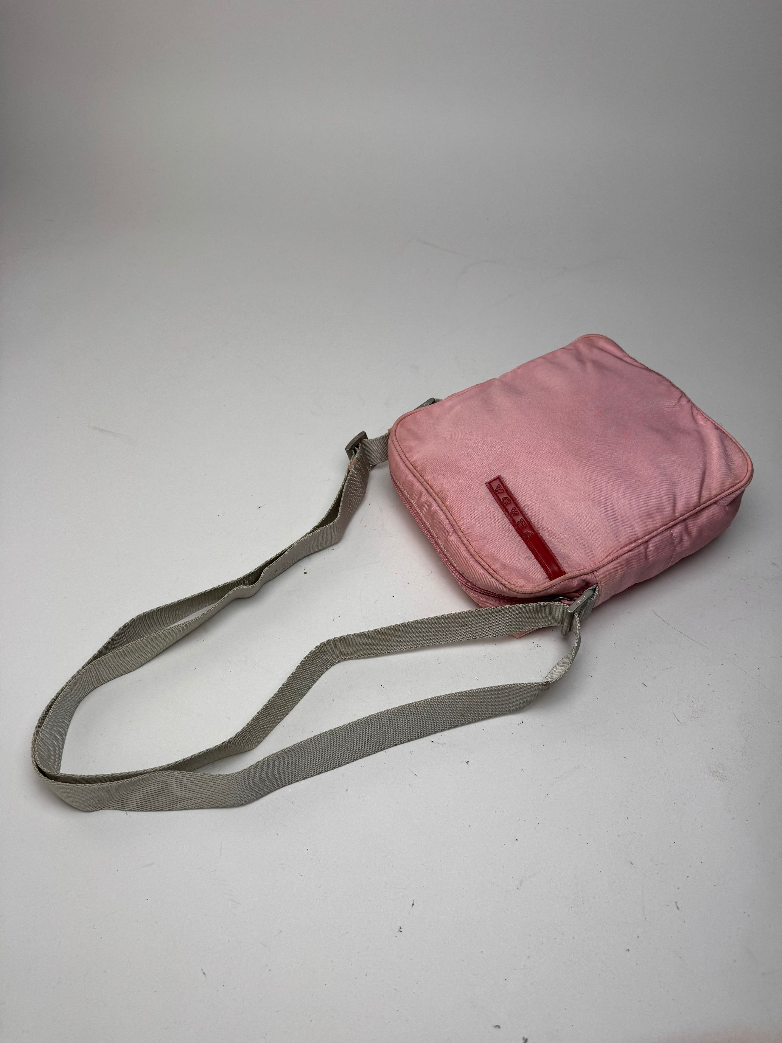 Prada Vintage Sport 2 way bag pink polyester Size ONE SIZE - 8 Thumbnail