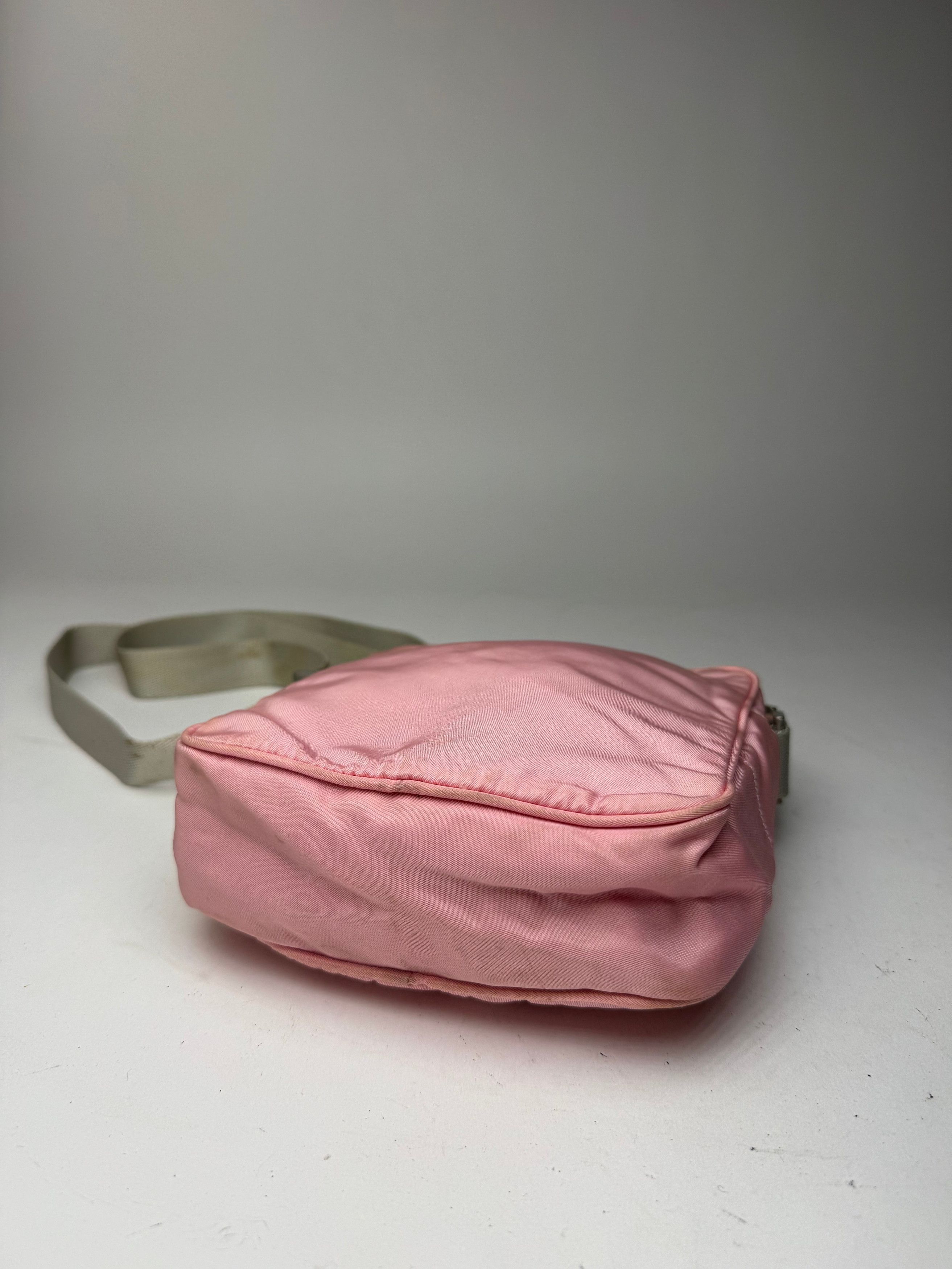 Prada Vintage Sport 2 way bag pink polyester Size ONE SIZE - 9 Thumbnail