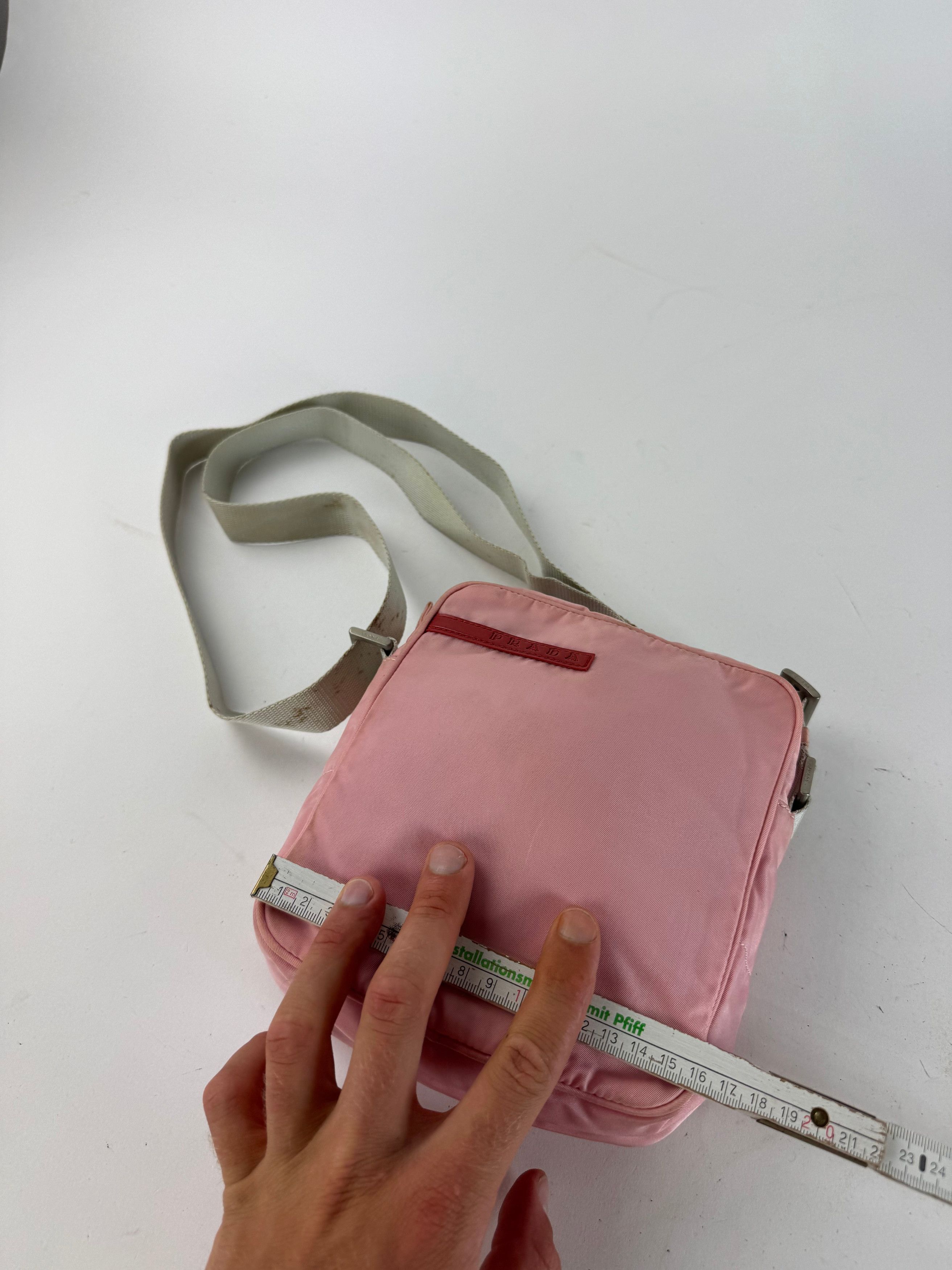 Prada Vintage Sport 2 way bag pink polyester Size ONE SIZE - 10 Thumbnail