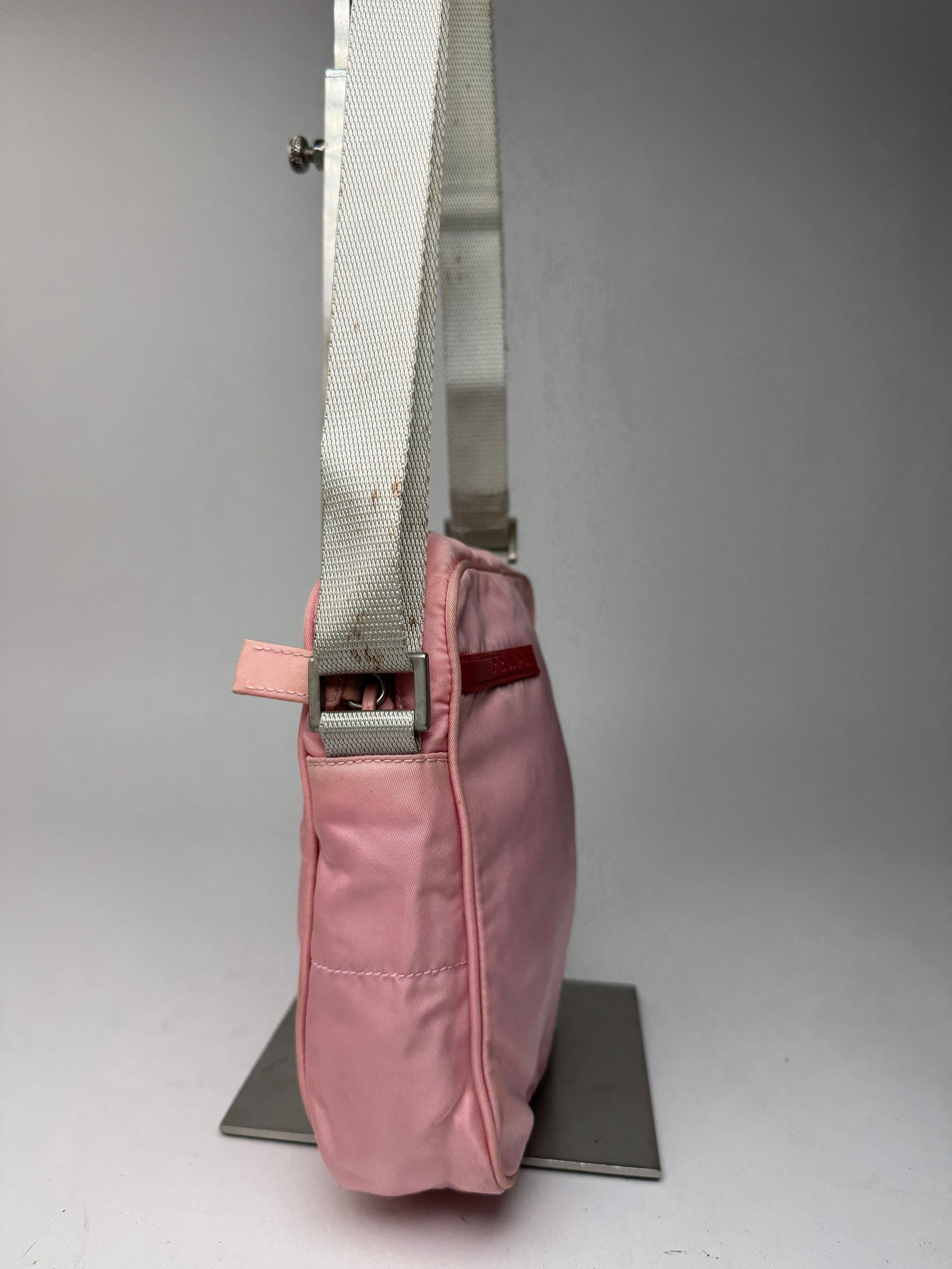Prada Vintage Sport 2 way bag pink polyester Size ONE SIZE - 2 Thumbnail