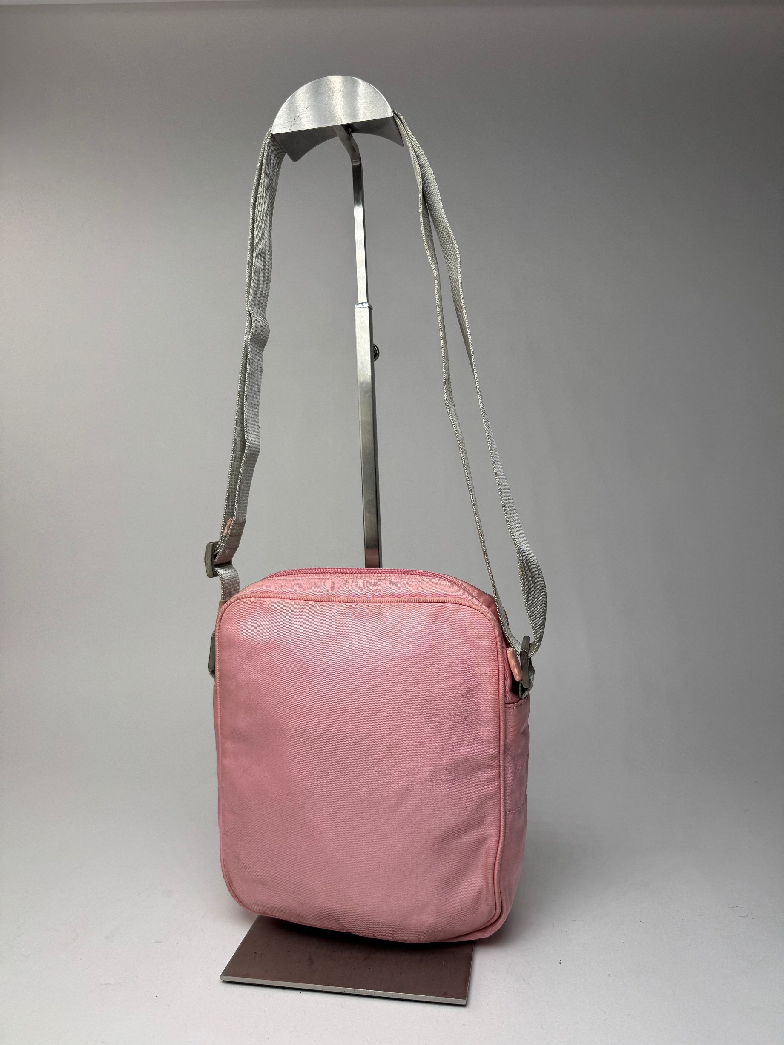 Prada Vintage Sport 2 way bag pink polyester Size ONE SIZE - 15 Thumbnail