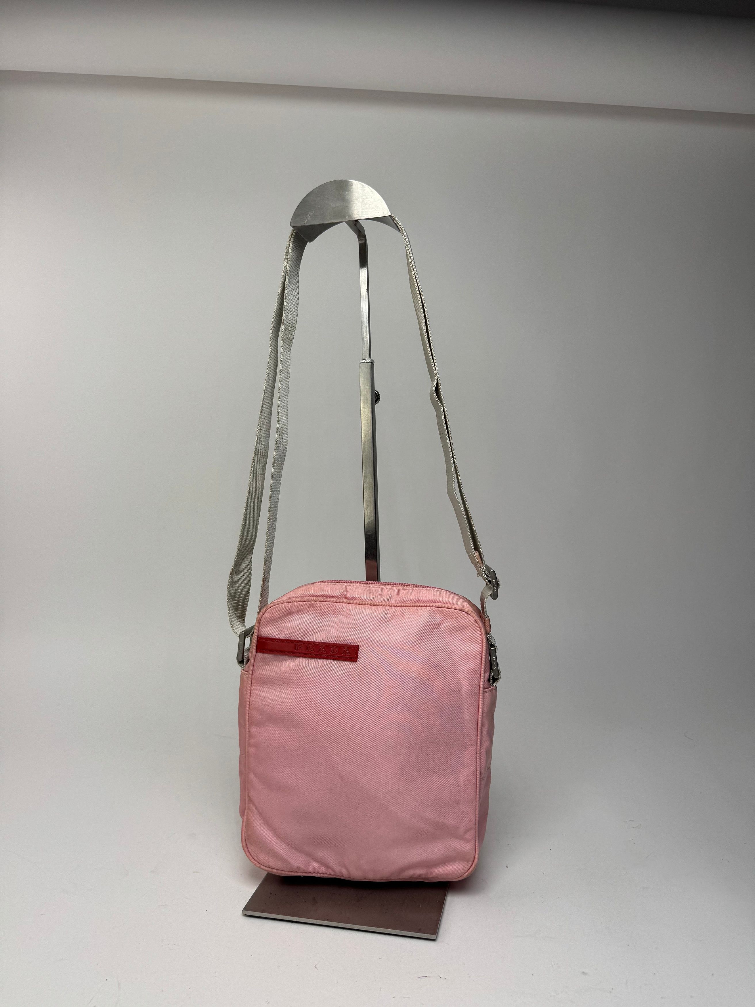 Prada Vintage Sport 2 way bag pink polyester Size ONE SIZE - 14 Thumbnail