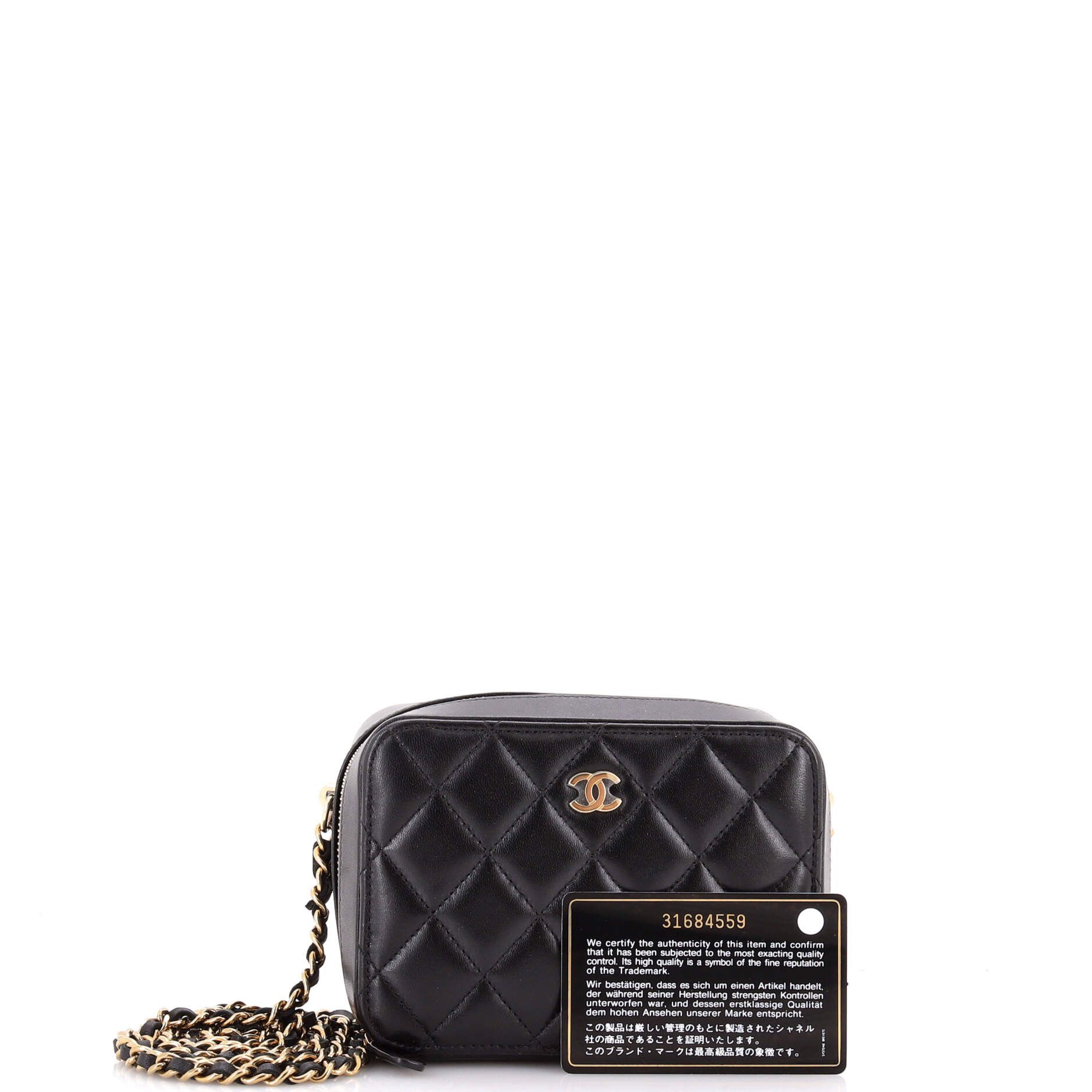Chanel Zip Around Vanity Case with Chain Size ONE SIZE - 2 Thumbnail