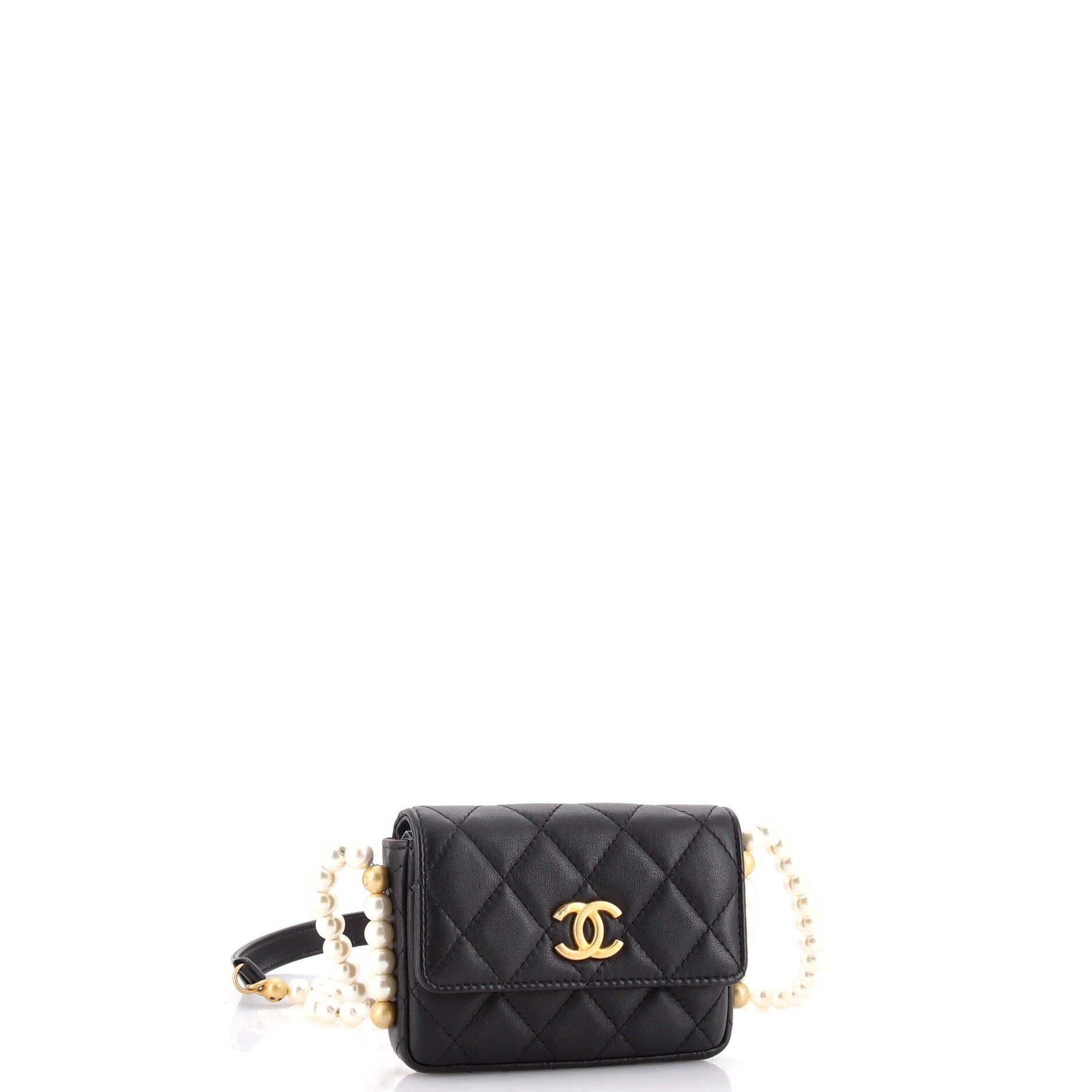 Chanel About Pearls Flap Card Holder with Chain Size ONE SIZE - 2 Thumbnail