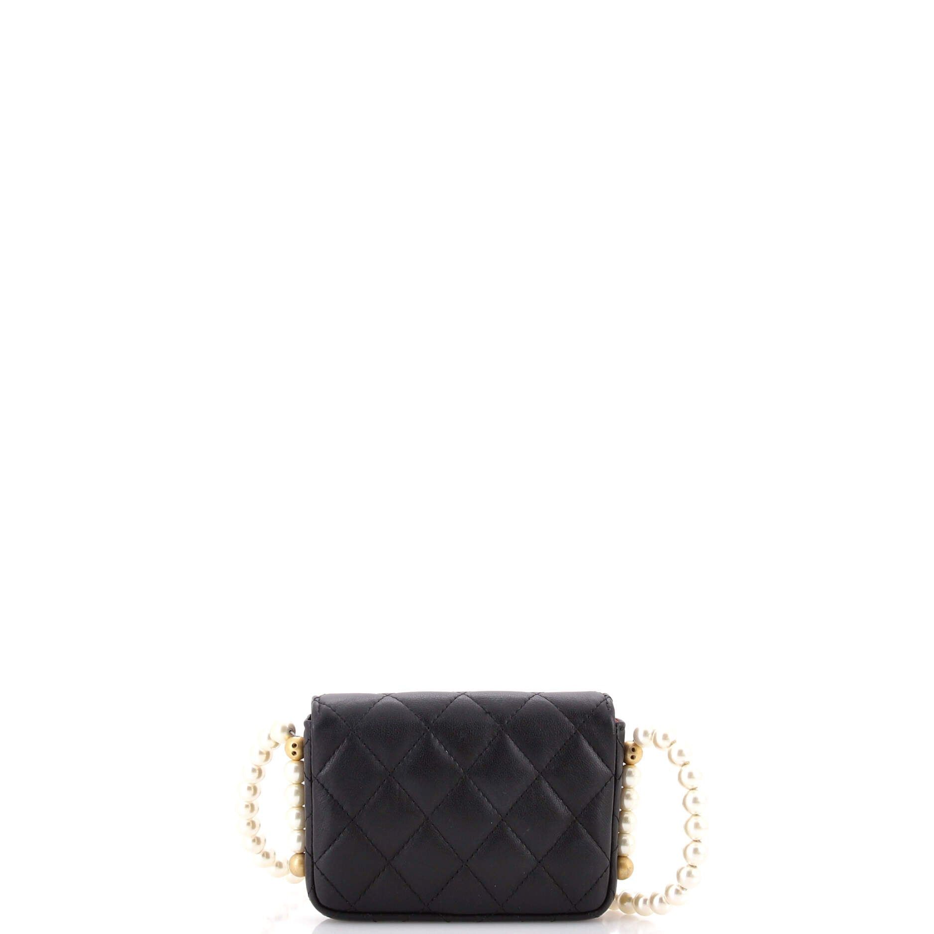 Chanel About Pearls Flap Card Holder with Chain Size ONE SIZE - 3 Thumbnail