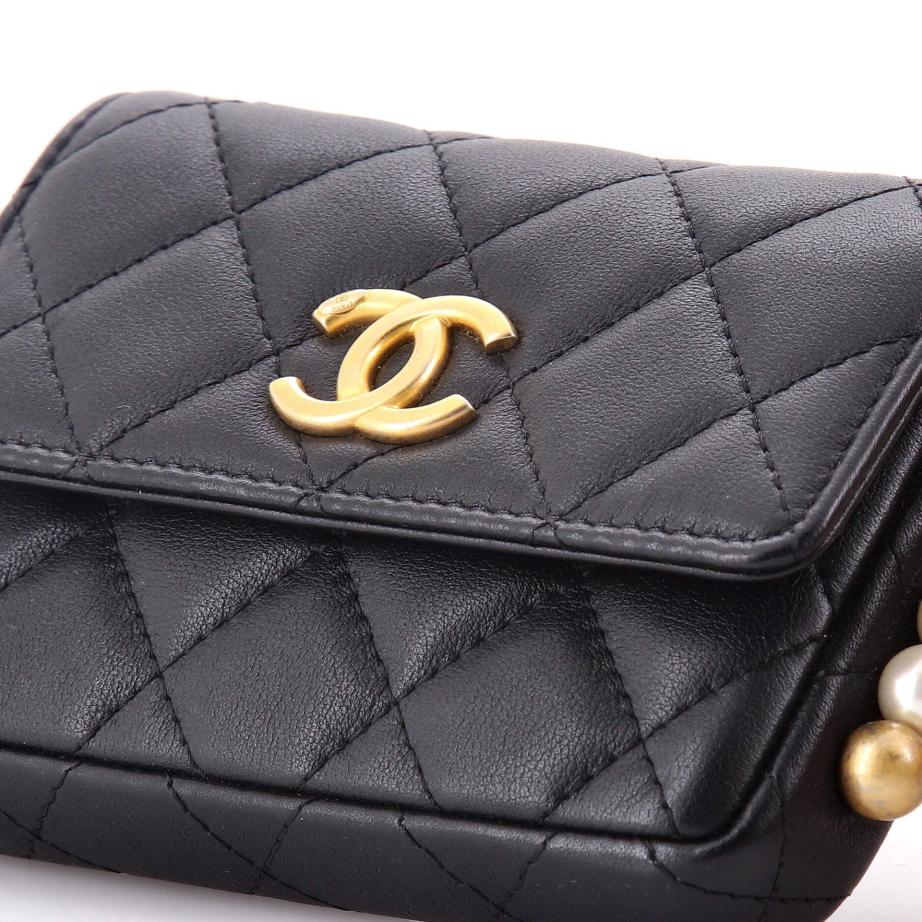 Chanel About Pearls Flap Card Holder with Chain Size ONE SIZE - 6 Thumbnail