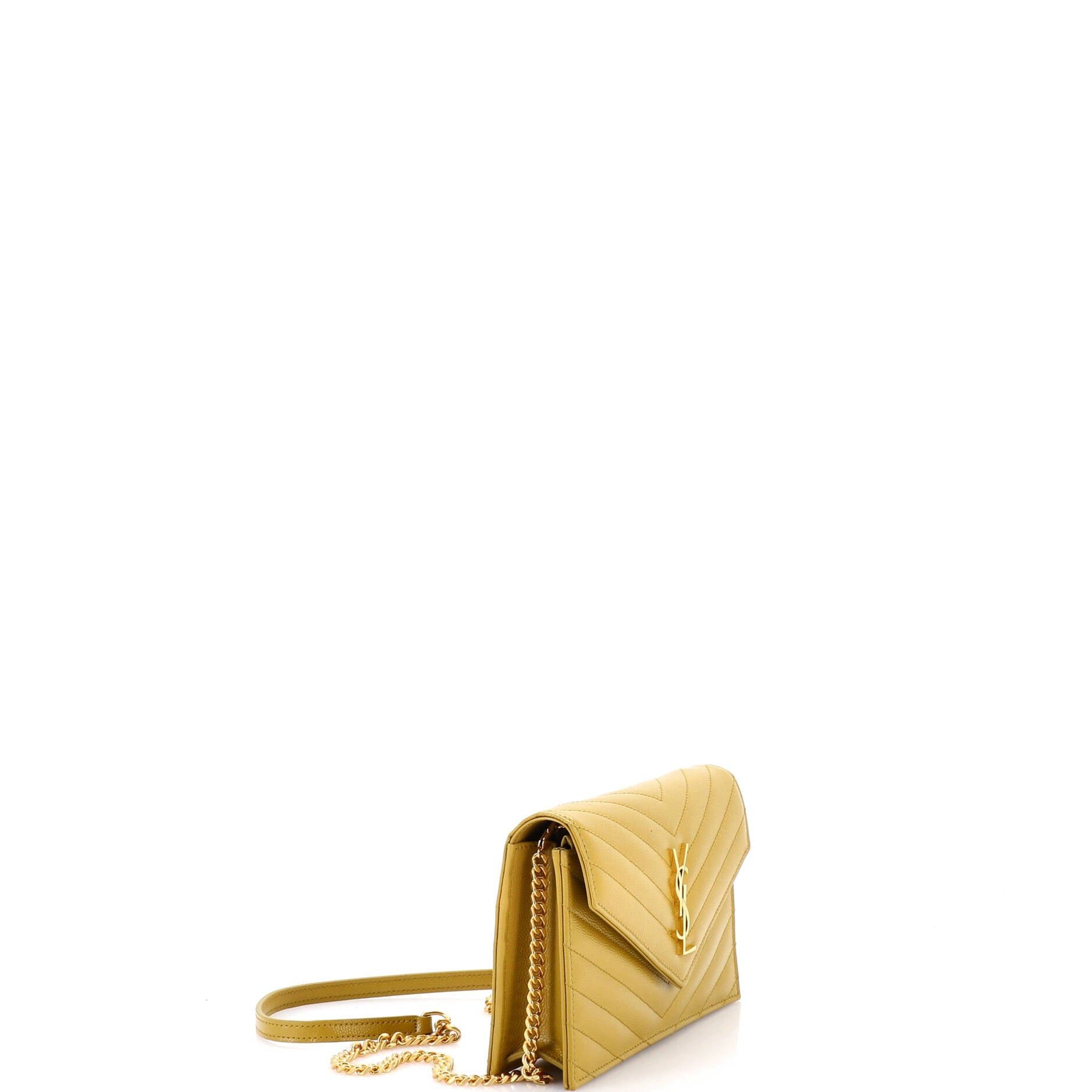 Saint Laurent Paris Classic Monogram Wallet on Chain Size ONE SIZE - 2 Thumbnail